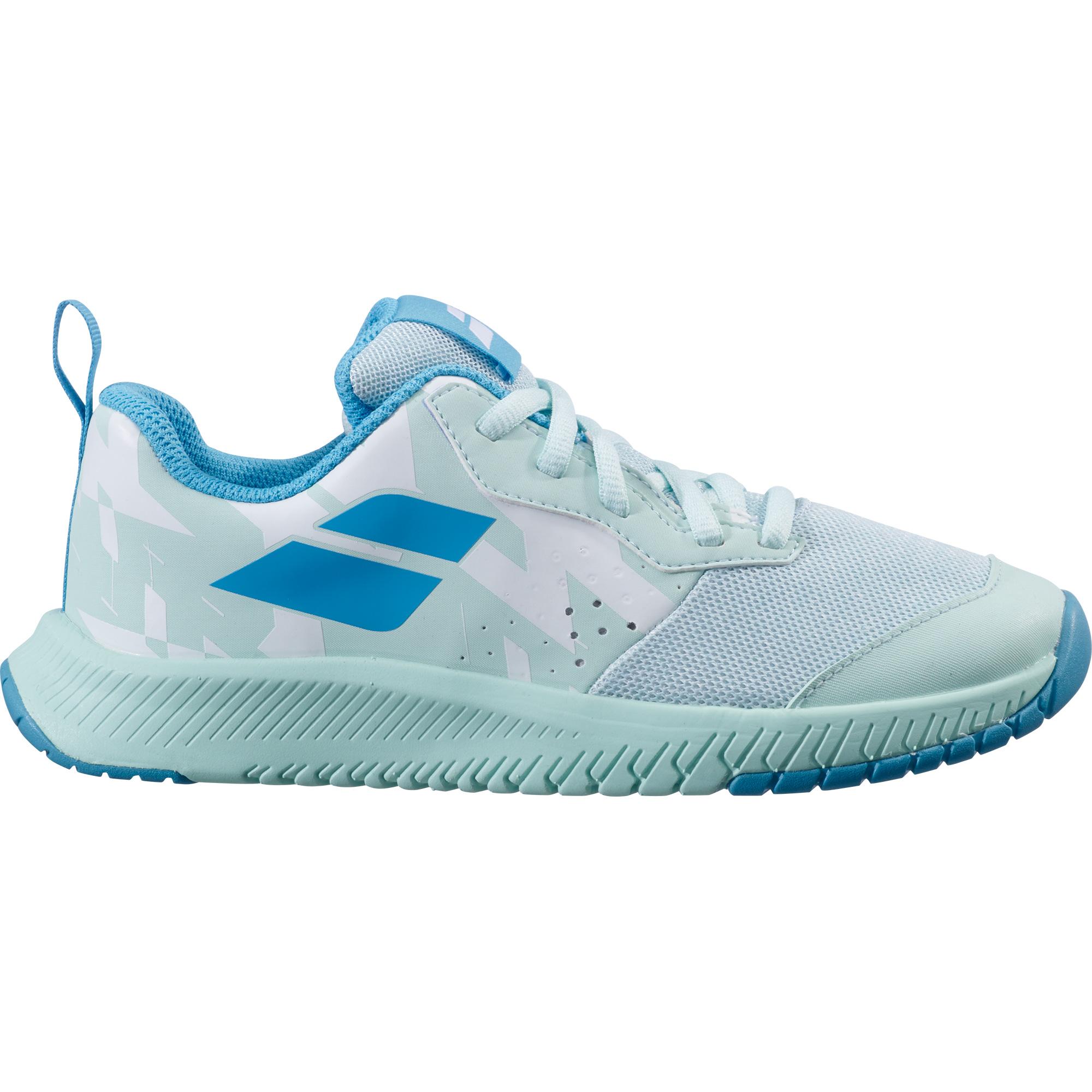 Babolat Kids Pulsion Tennis Shoes White/Honeydew