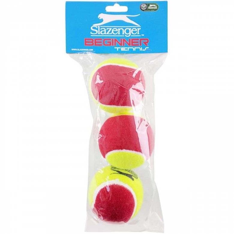 Slazenger Mini Red Tennis Balls (3 Ball Pack)