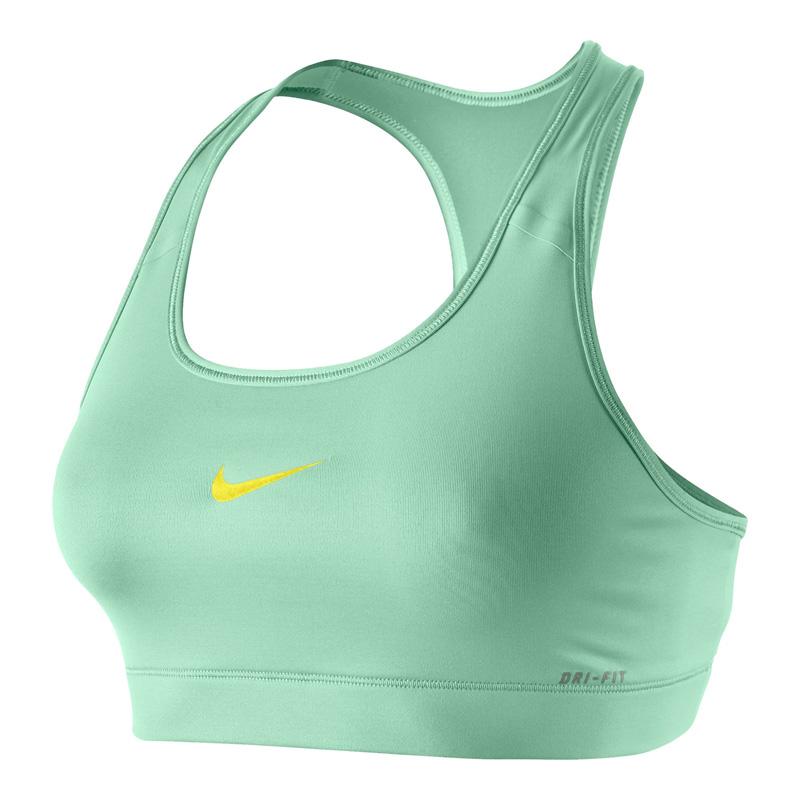 Nike Pro Victory Sports Bra - Green/Yellow - Tennisnuts.com
