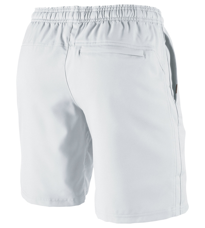 nike woven shorts white