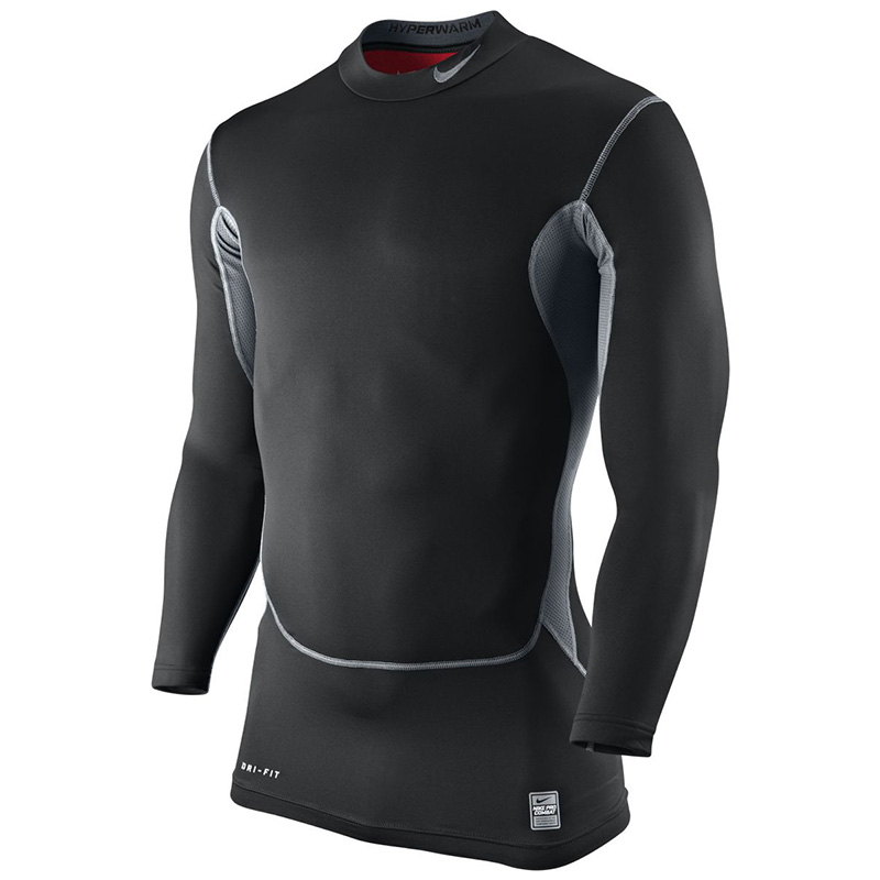 Nike Mens Pro HyperWarm Compression DF Max Mock - - Tennisnuts.com