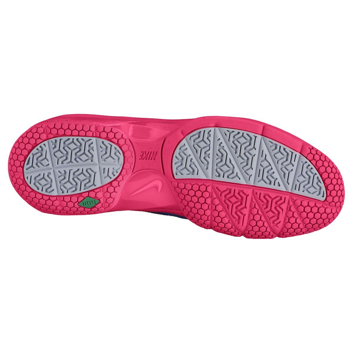 Nike Mens Air CourtBallistic 4.1 Tennis Shoes - Blue/Pink - Tennisnuts.com
