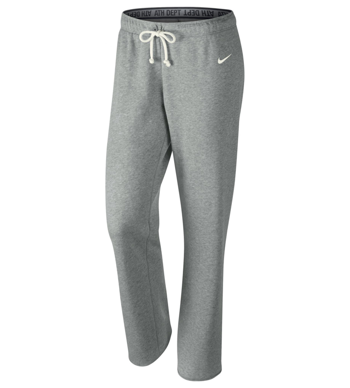 Nike Womens Solid OH Pant - Dark Grey Heather/Sail - Tennisnuts.com