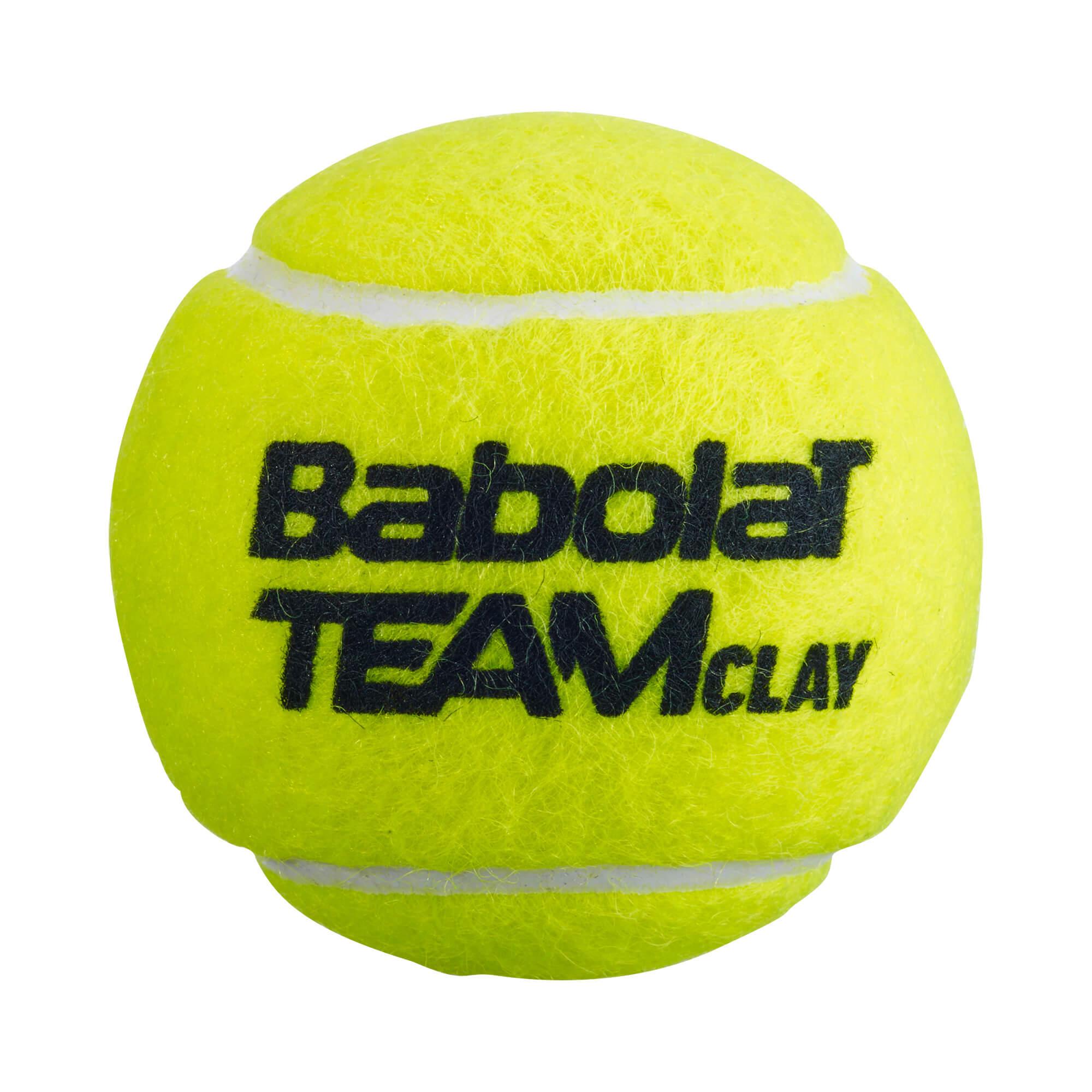 Babolat Team Clay Tennis Balls (3 Ball Can)