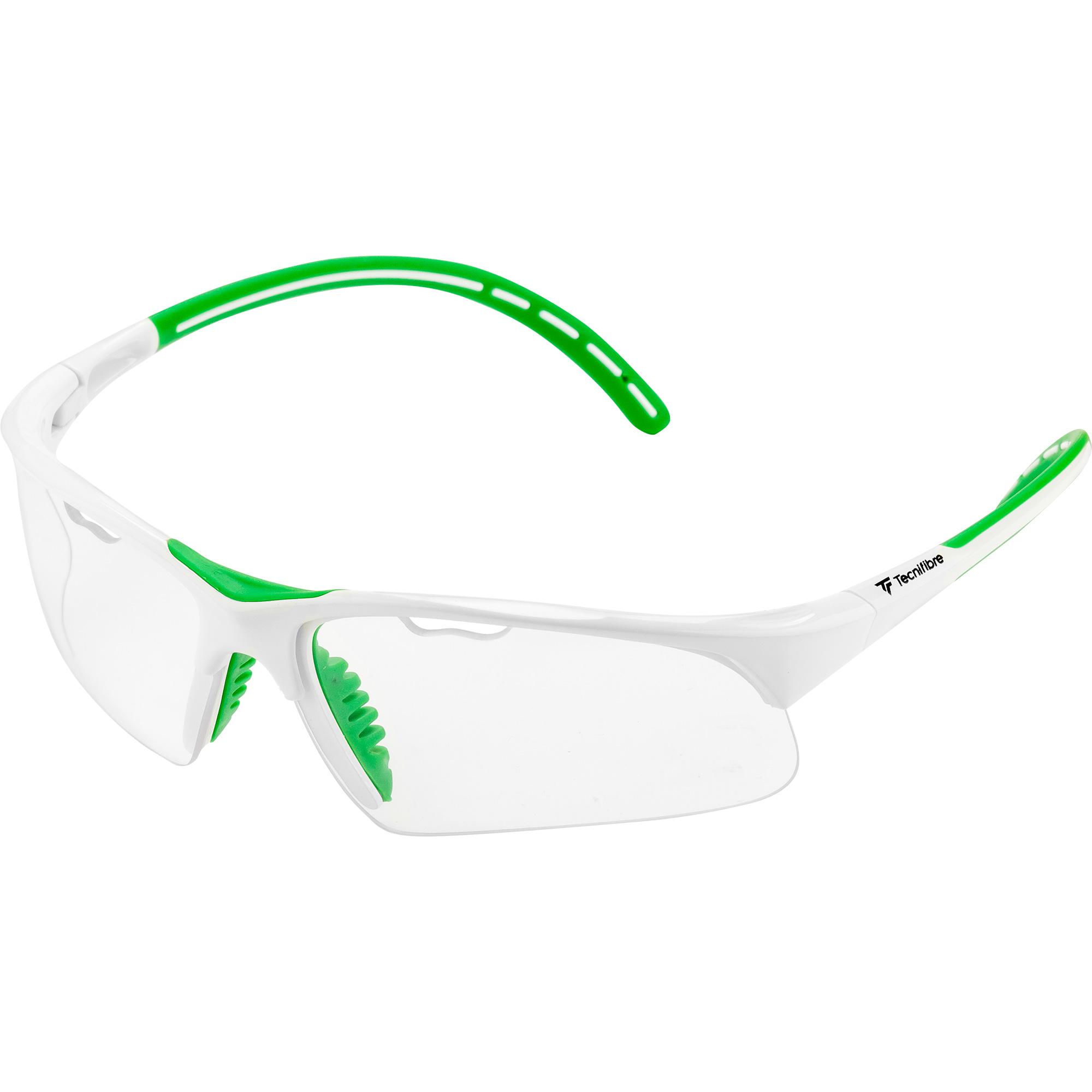 Tecnifibre Squash Glasses White/Green