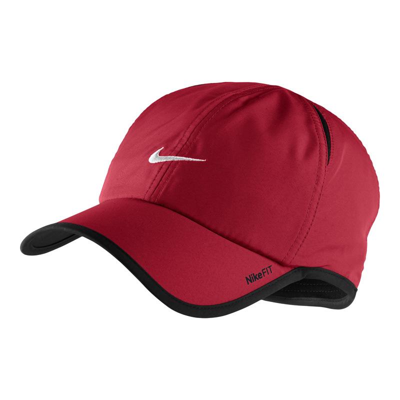 red nike featherlight hat
