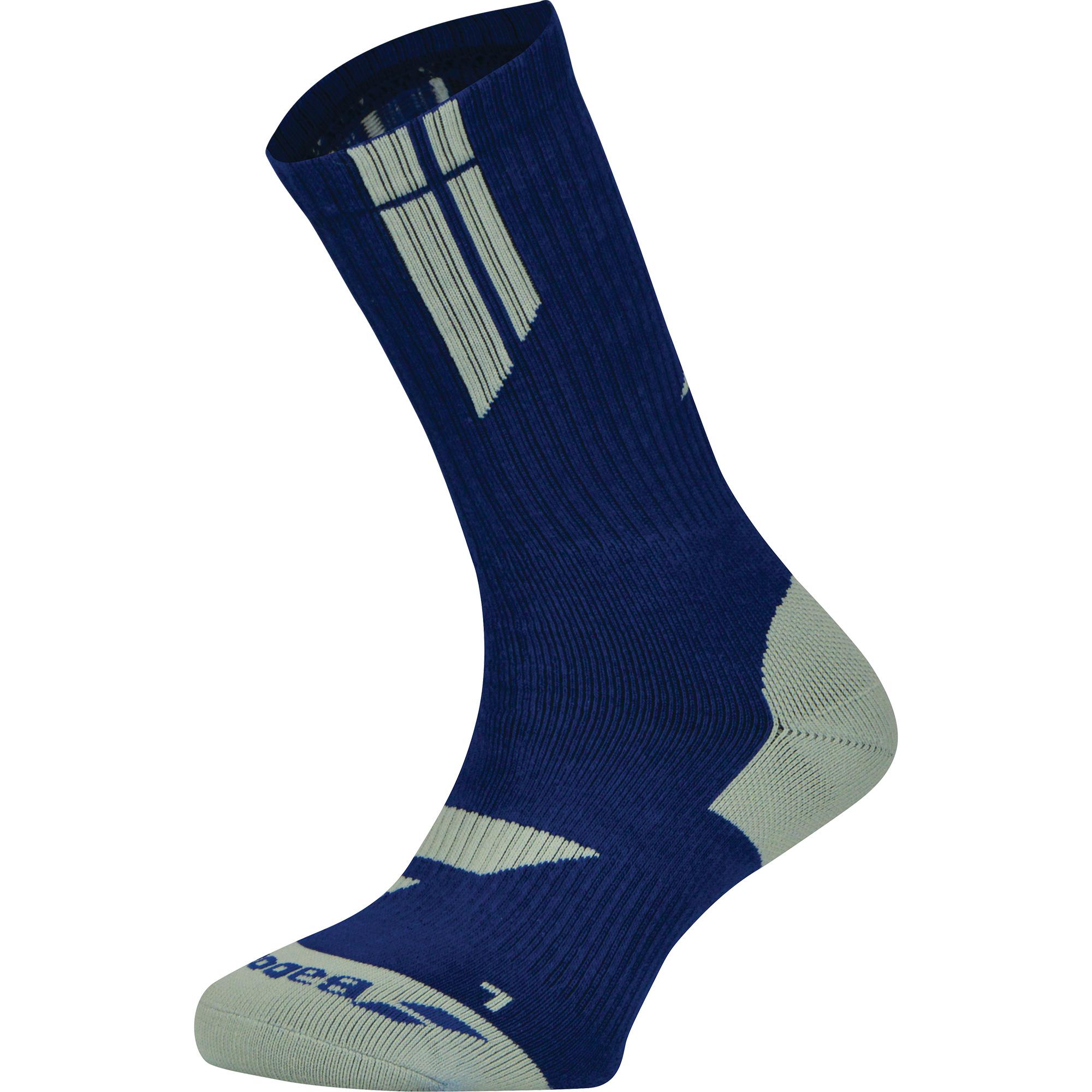 Babolat Mens Team Big Logo Tennis Socks (1 Pair) - Estate Blue ...