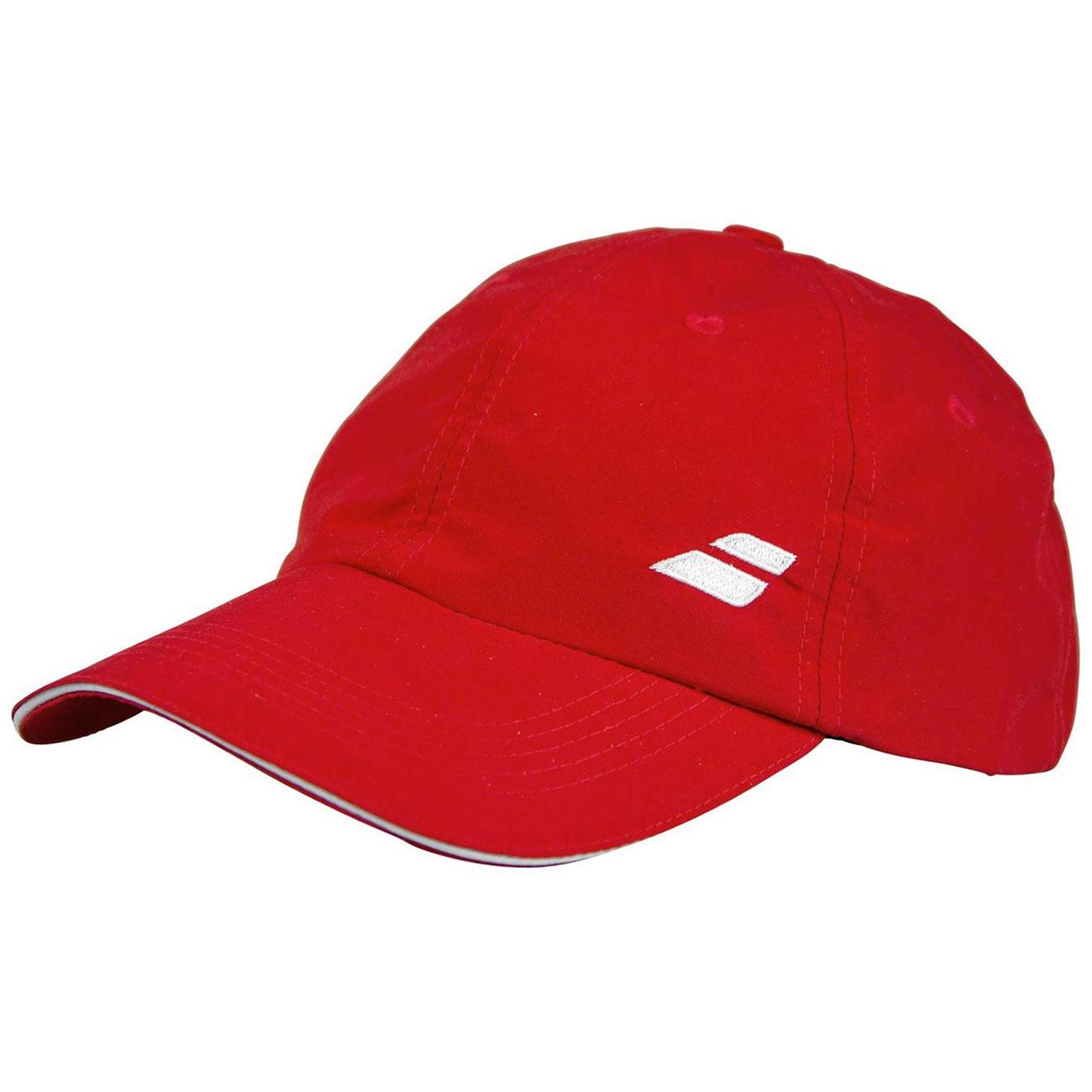 Babolat Adult Basic Logo Cap - Red - Tennisnuts.com
