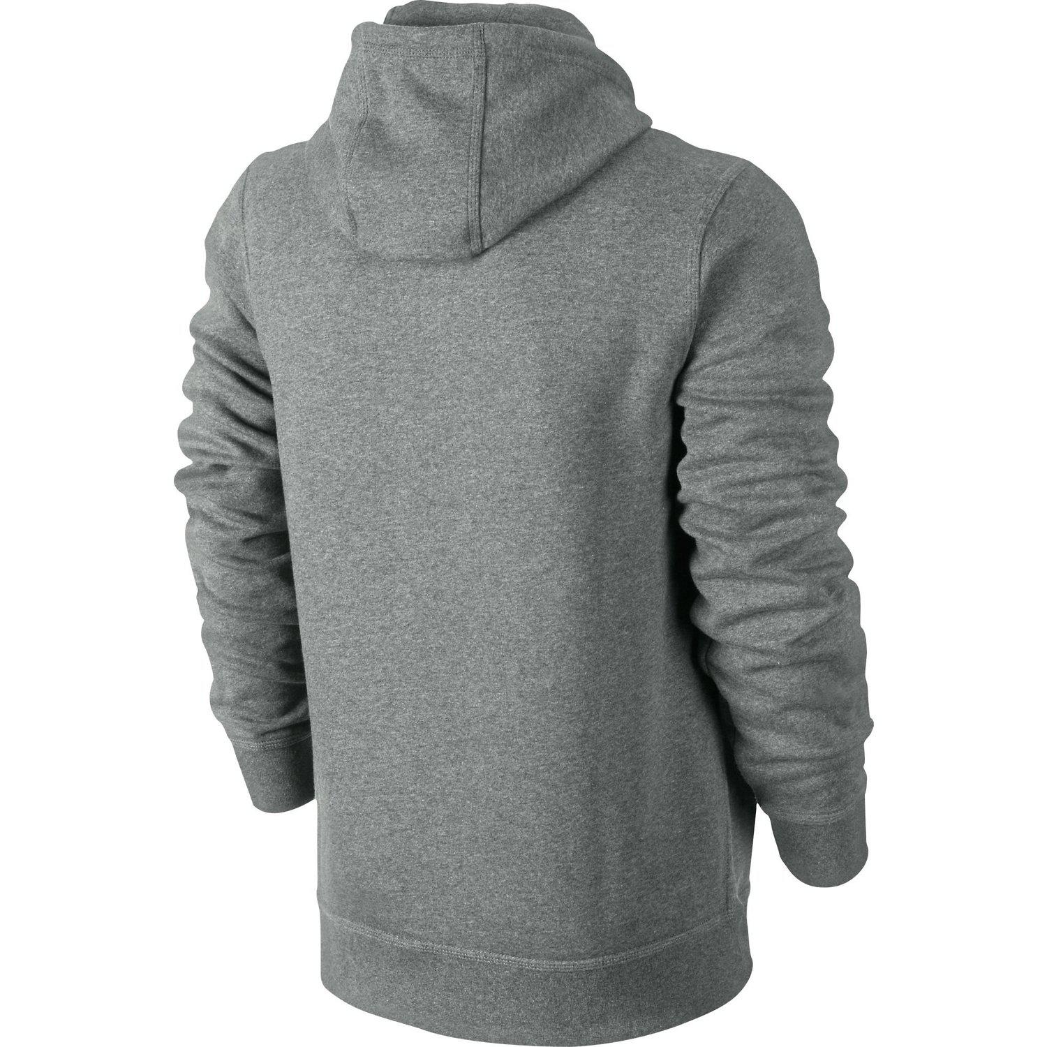 Nike Mens Club Swoosh Hoodie - Grey - Tennisnuts.com