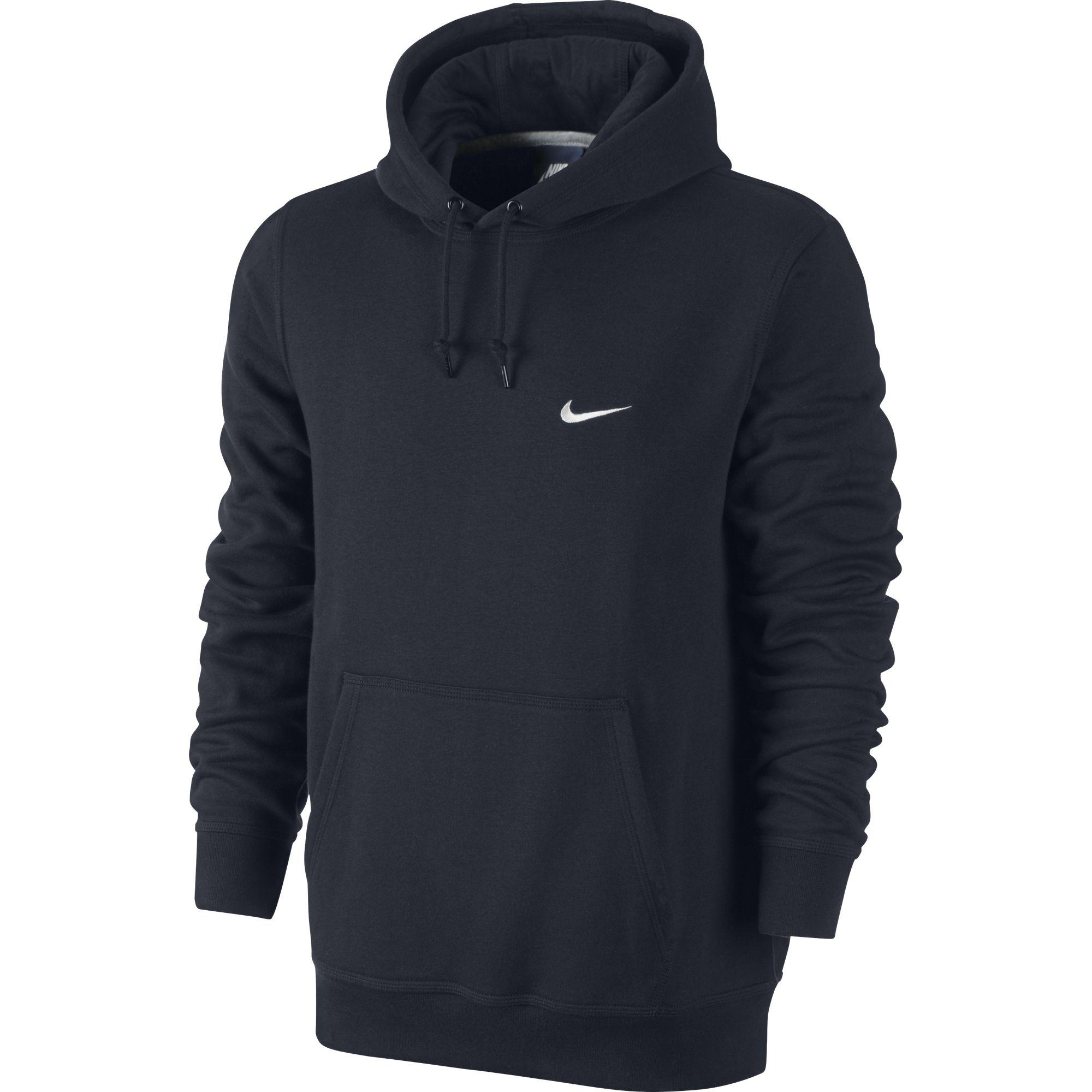 Nike Mens Club Swoosh Hoodie - Dark Obsidian Navy - Tennisnuts.com