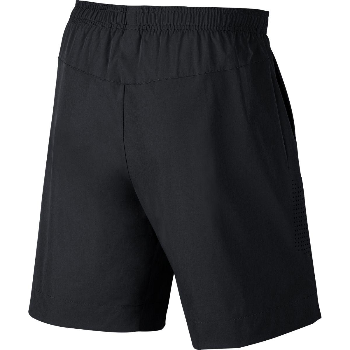 Nike Mens Premier Gladiator Shorts - Black/Ivory - Tennisnuts.com