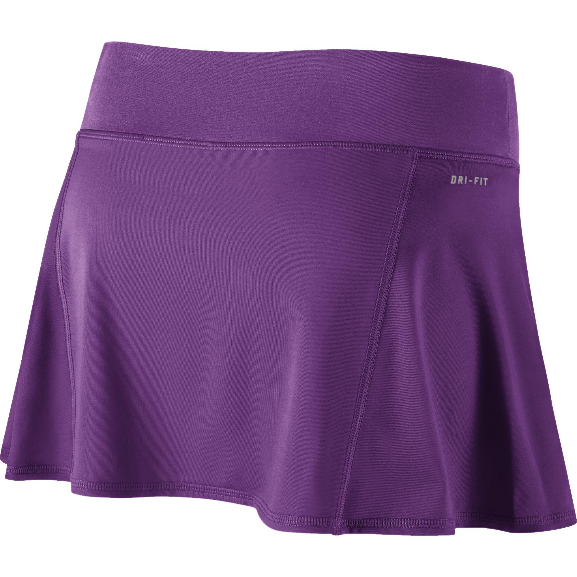 Nike Womens Flouncy Knit Skort Purple Dusk
