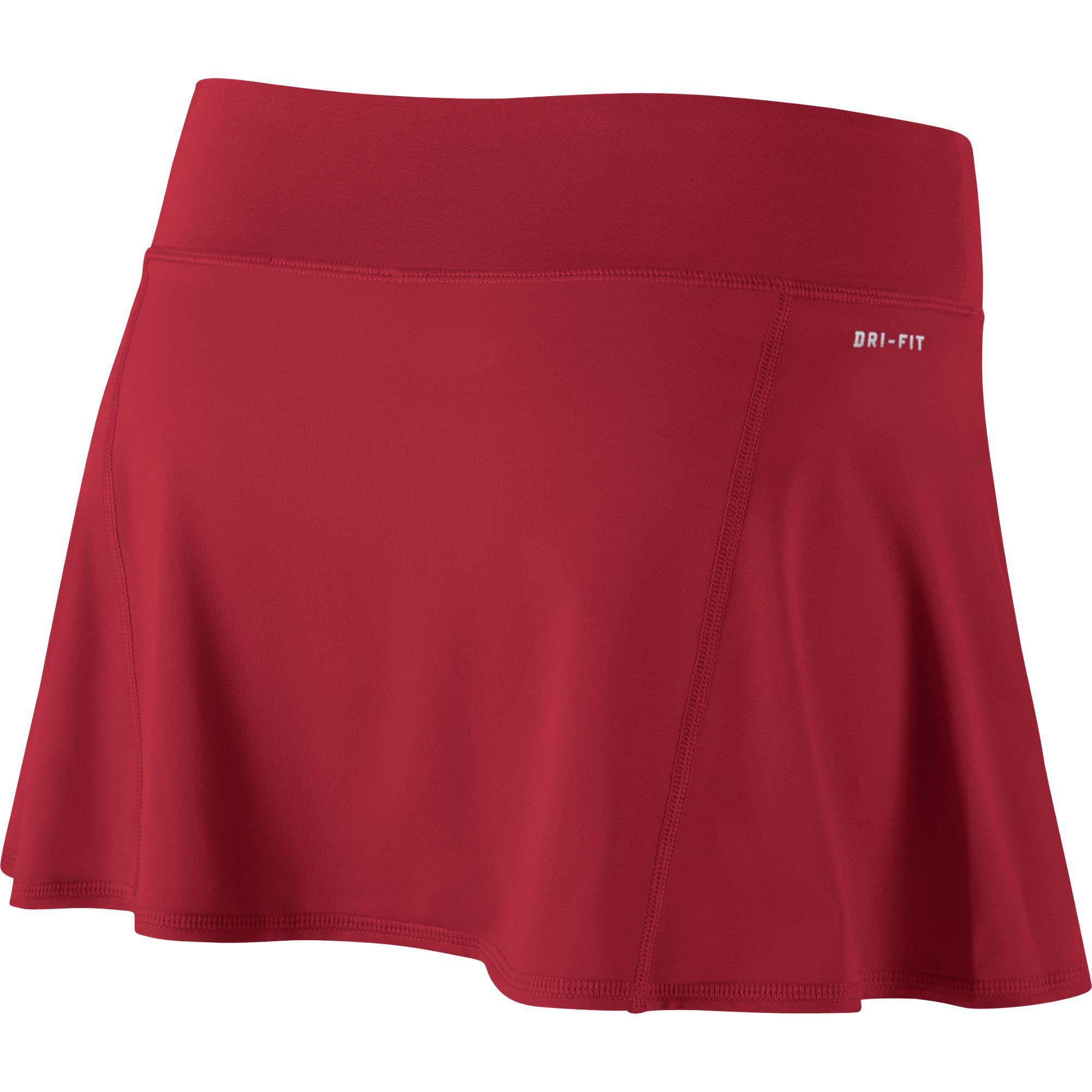 Nike Womens Flouncy Knit Skort University Red