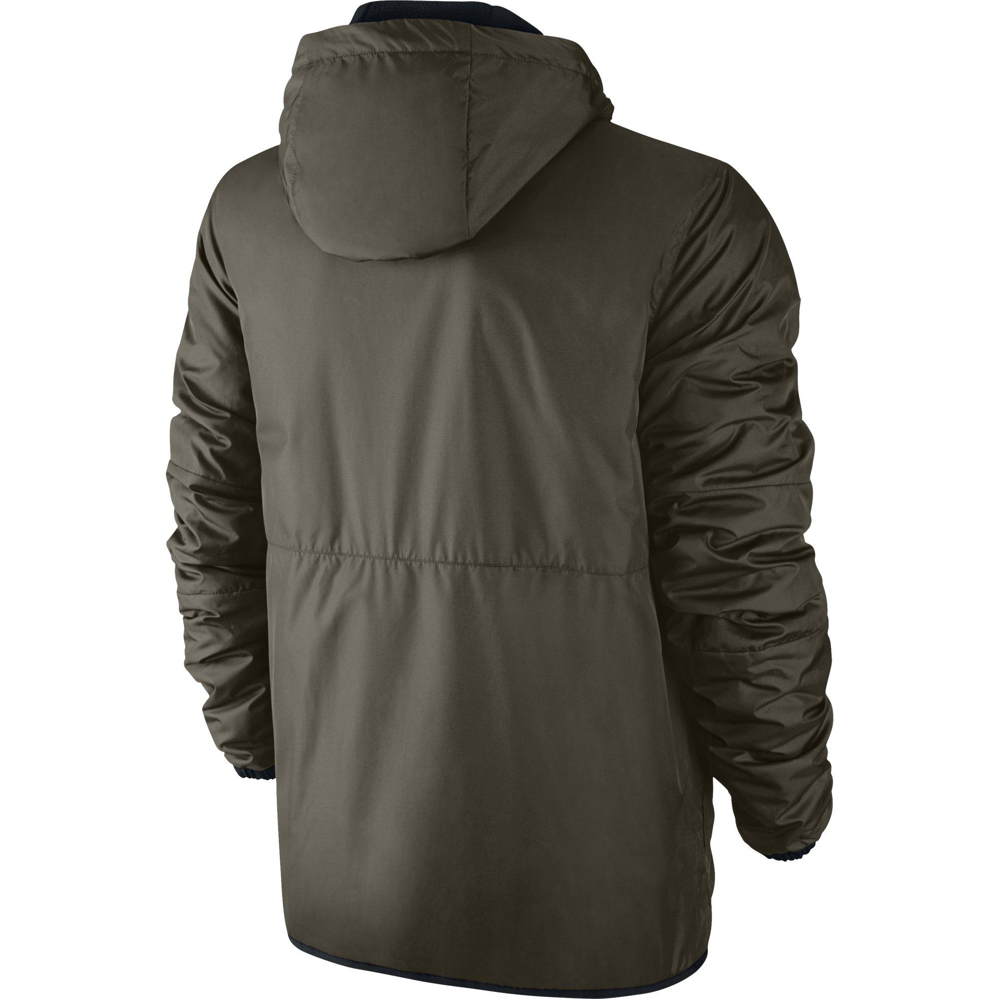 Nike Mens Alliance FleeceLined Jacket Cargo Khaki