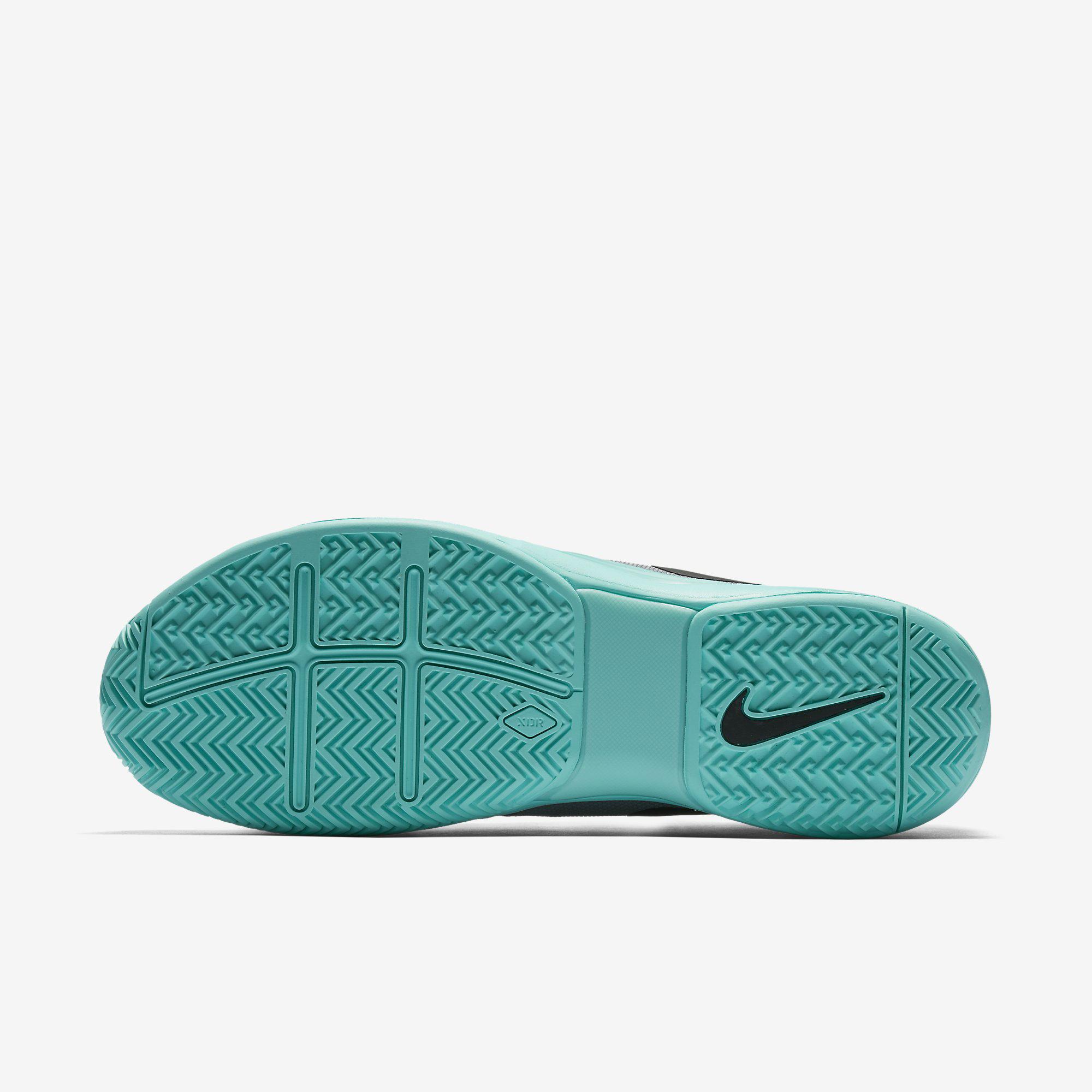 Nike Mens Zoom Vapor 9.5 Tour Tennis Shoes - Grey/Turquoise ...
