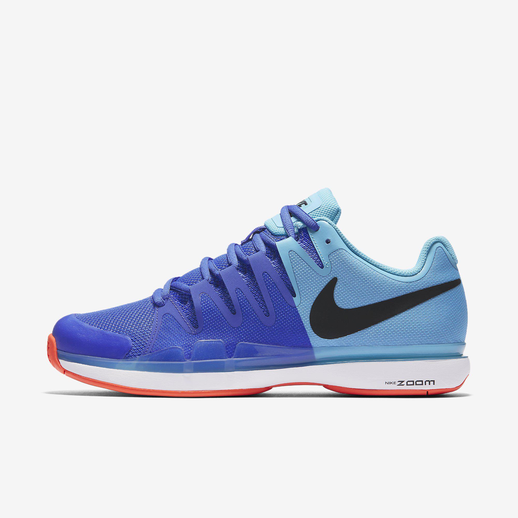 Nike Mens Zoom Vapor 9.5 Tour Tennis Shoes - Polarized Blue ...