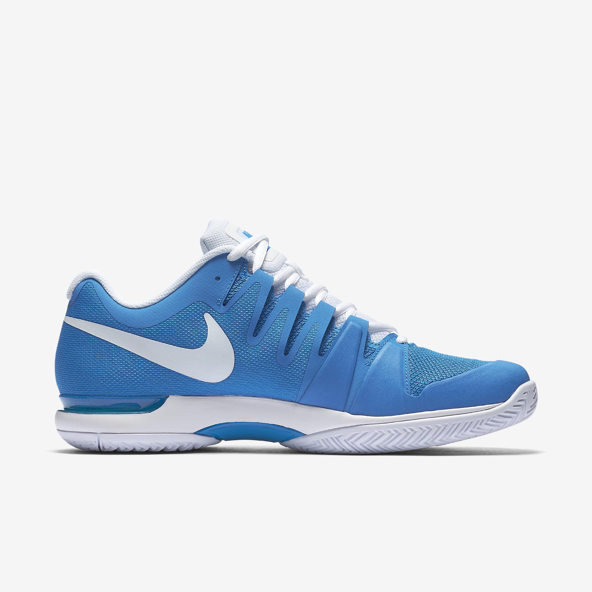 Nike Mens Zoom Vapor 9.5 Tour Tennis Shoes - Light Photo Blue