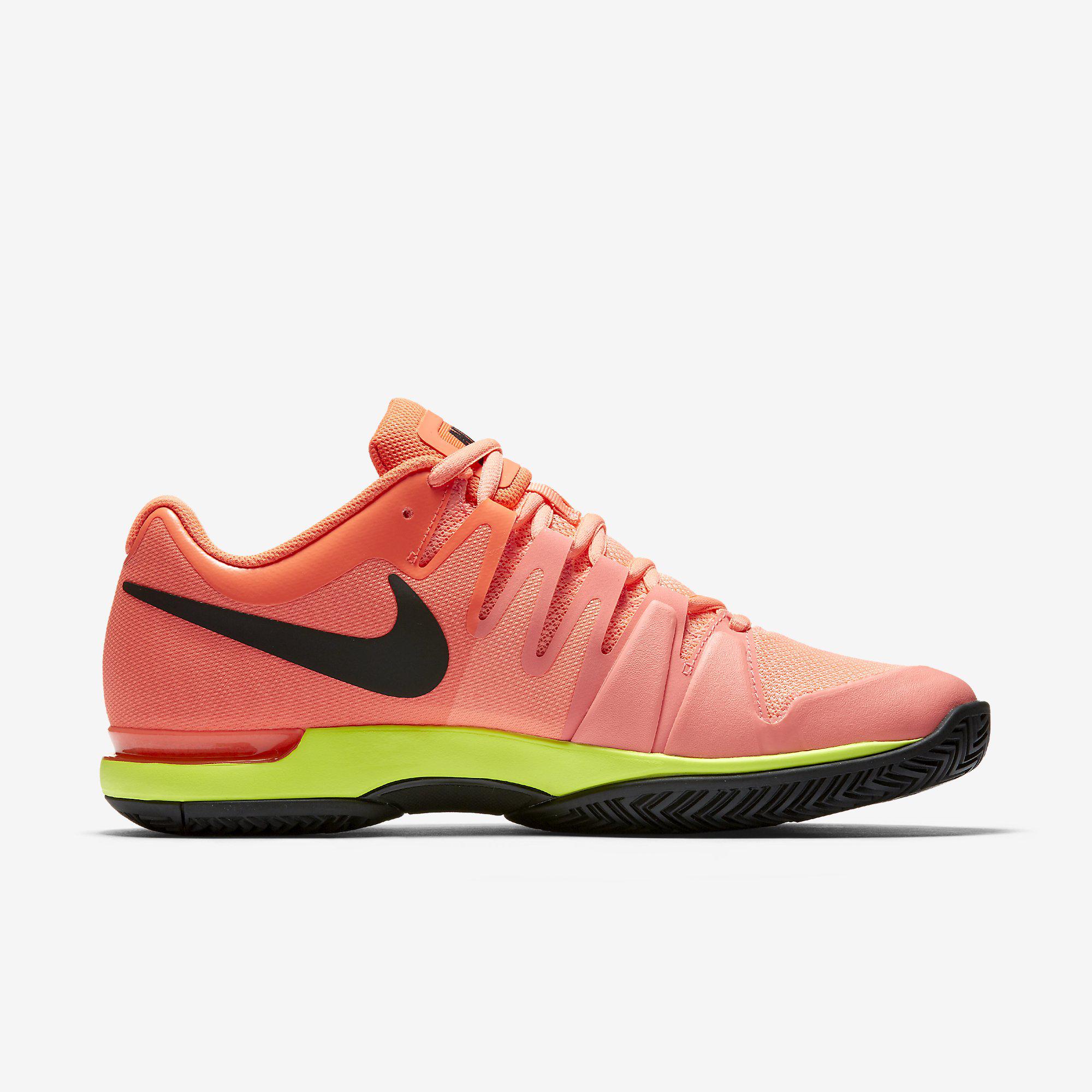 Nike Mens Zoom Vapor 9.5 Tour Tennis Shoes - Lava Glow/Hyper Orange ...