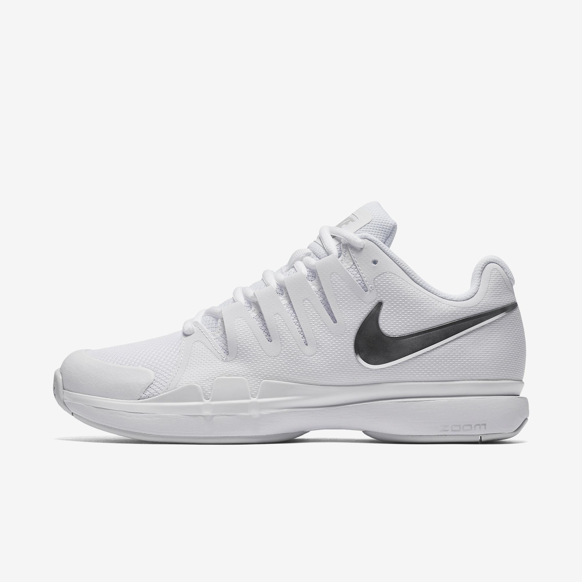Nike Womens Zoom Vapor 9.5 Tennis Shoes - White/Metallic Silver ...