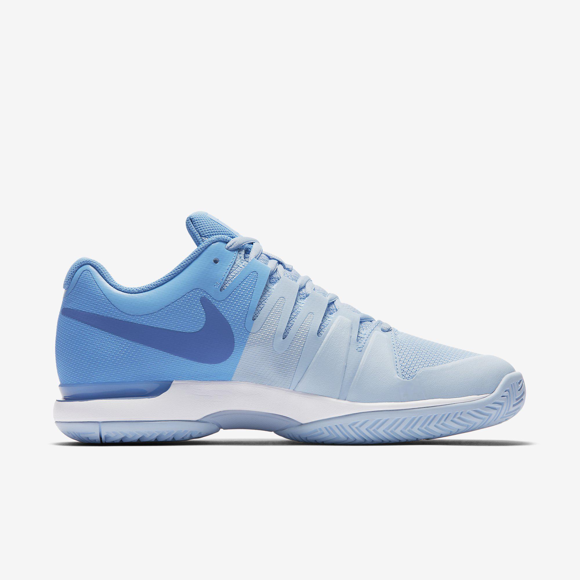 Nike Womens Zoom Vapor 9.5 Tennis Shoes - Ice Blue/Comet Blue ...