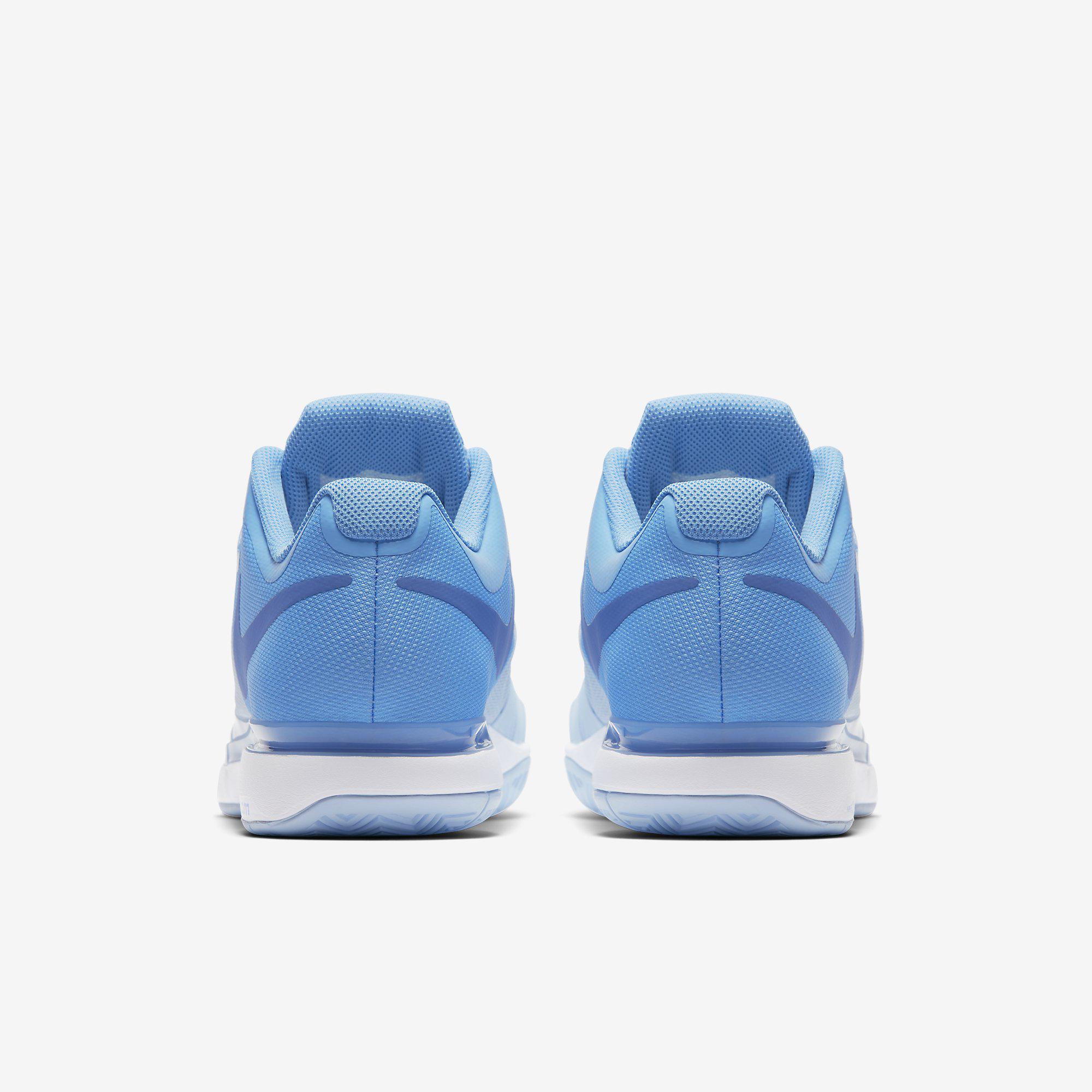 Nike Womens Zoom Vapor 9.5 Tennis Shoes - Ice Blue/Comet Blue ...