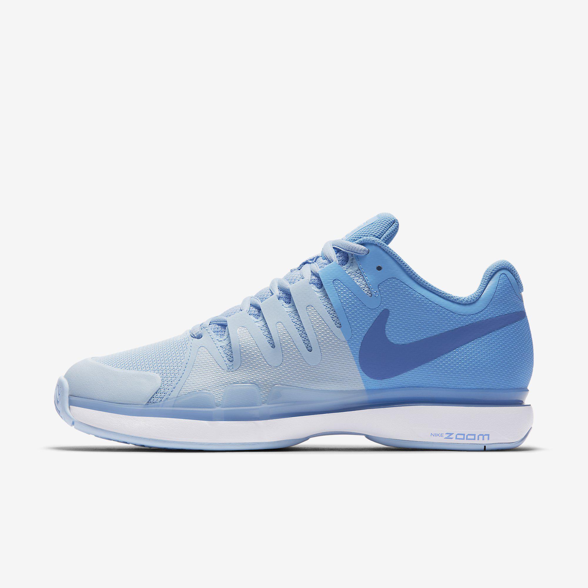 Nike Womens Zoom Vapor 9.5 Tennis Shoes - Ice Blue/Comet Blue ...