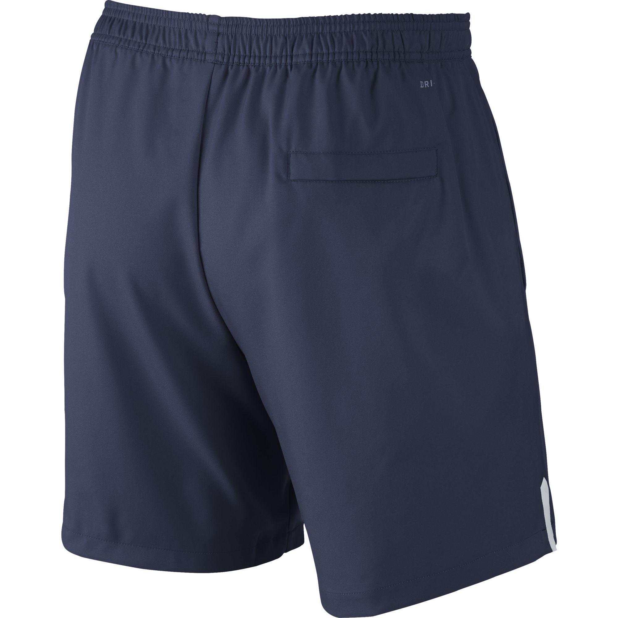 Nike Mens Court 7" Tennis Shorts Midnight Navy
