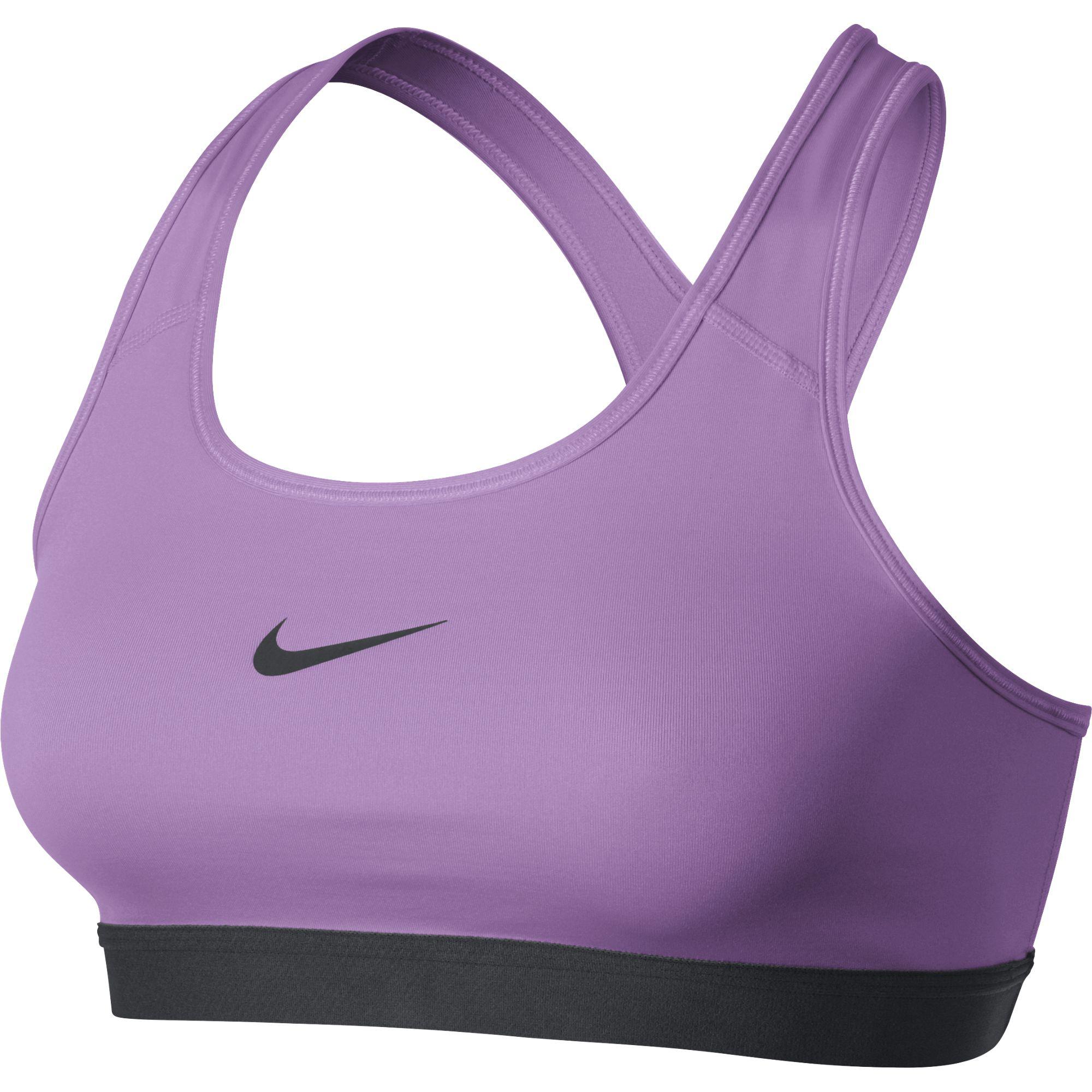 nike sports bra purple