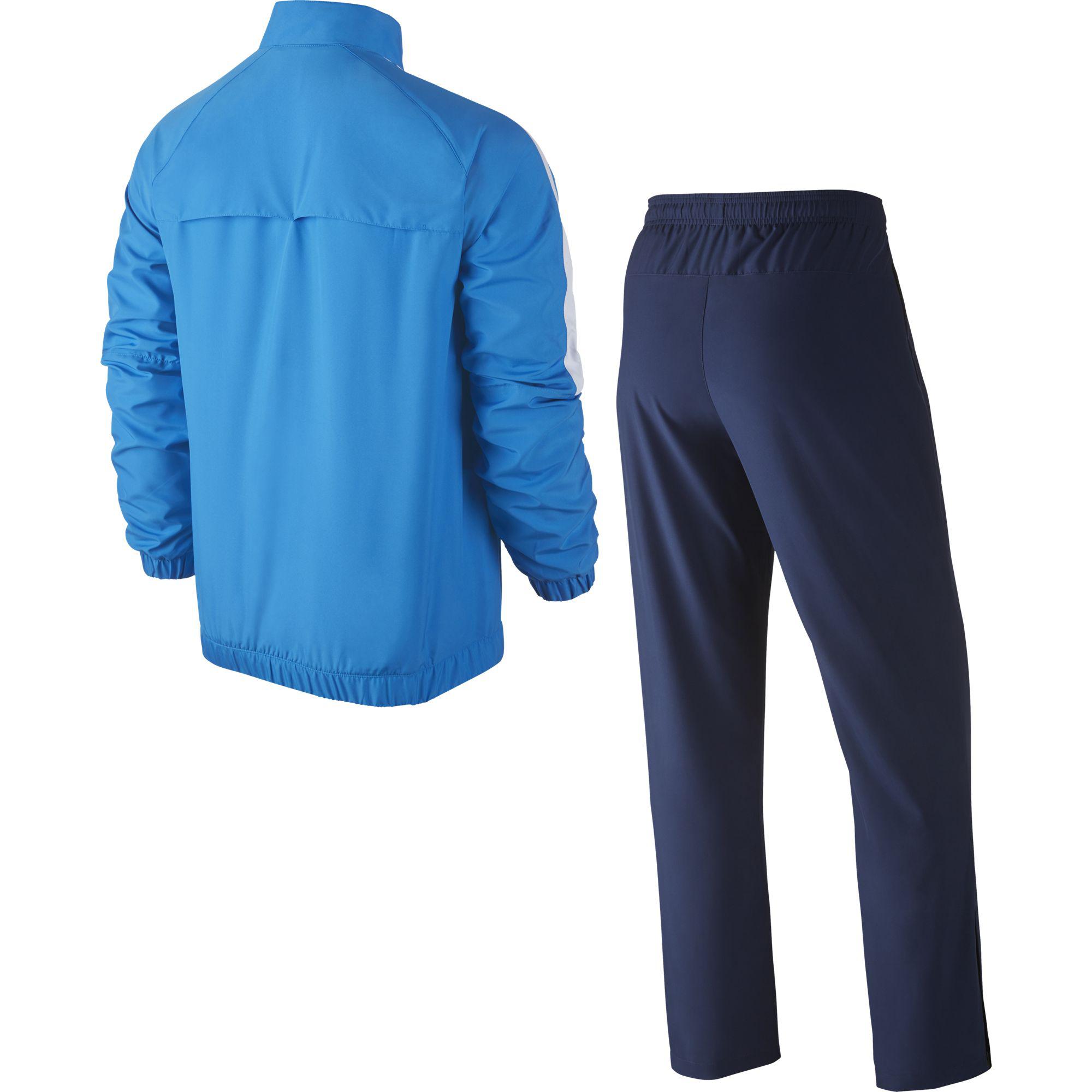 Nike Mens Academy Sideline Woven Tracksuit Photo Blue/Midnight Navy