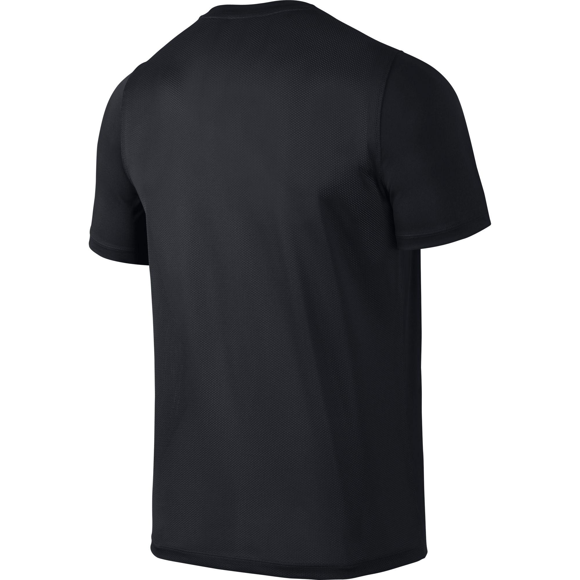 Nike Mens Academy Training Short Sleeve Shirt - Black - Tennisnuts.com