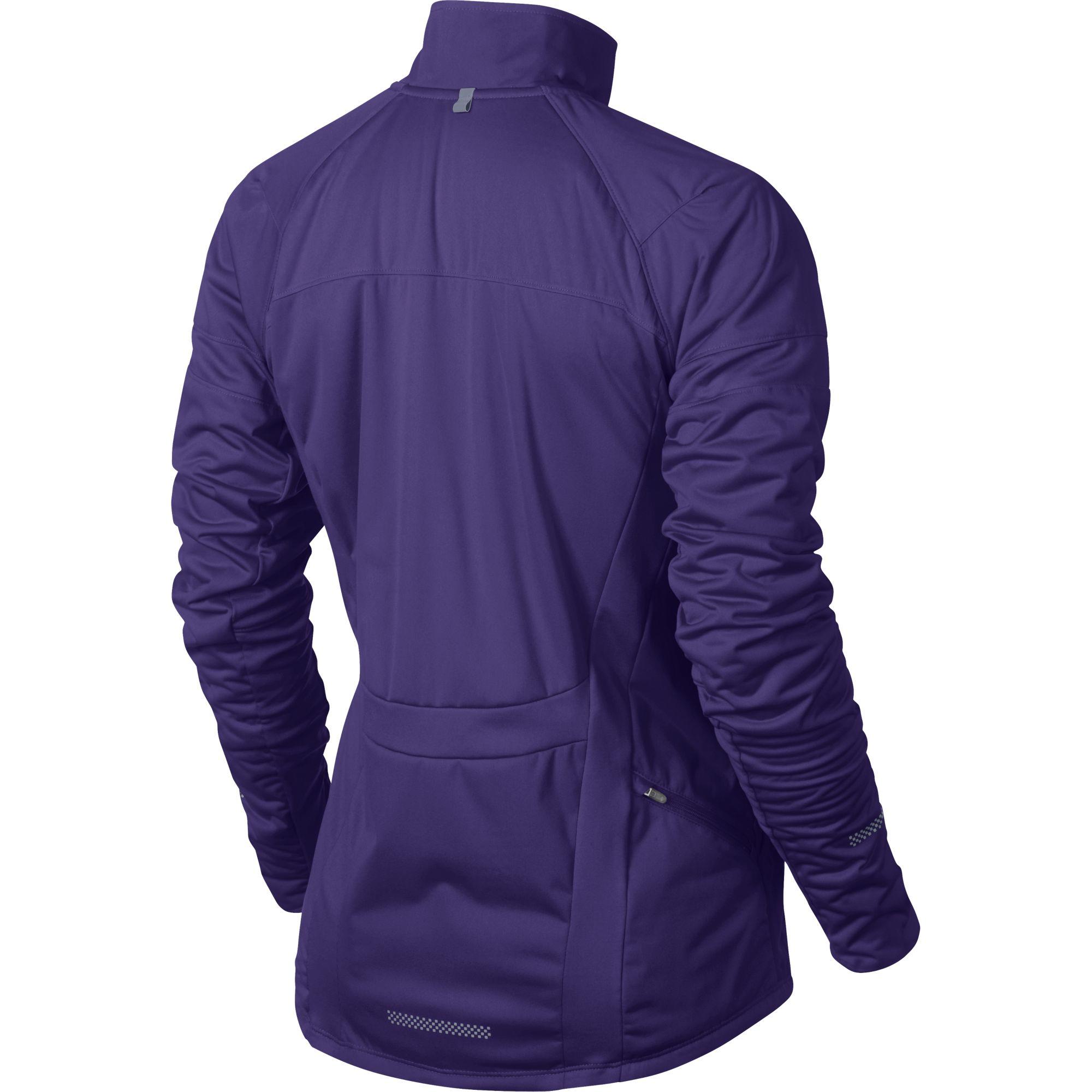 Nike Womens Element Shield FZ Jacket Court Purple/Reflective Silver