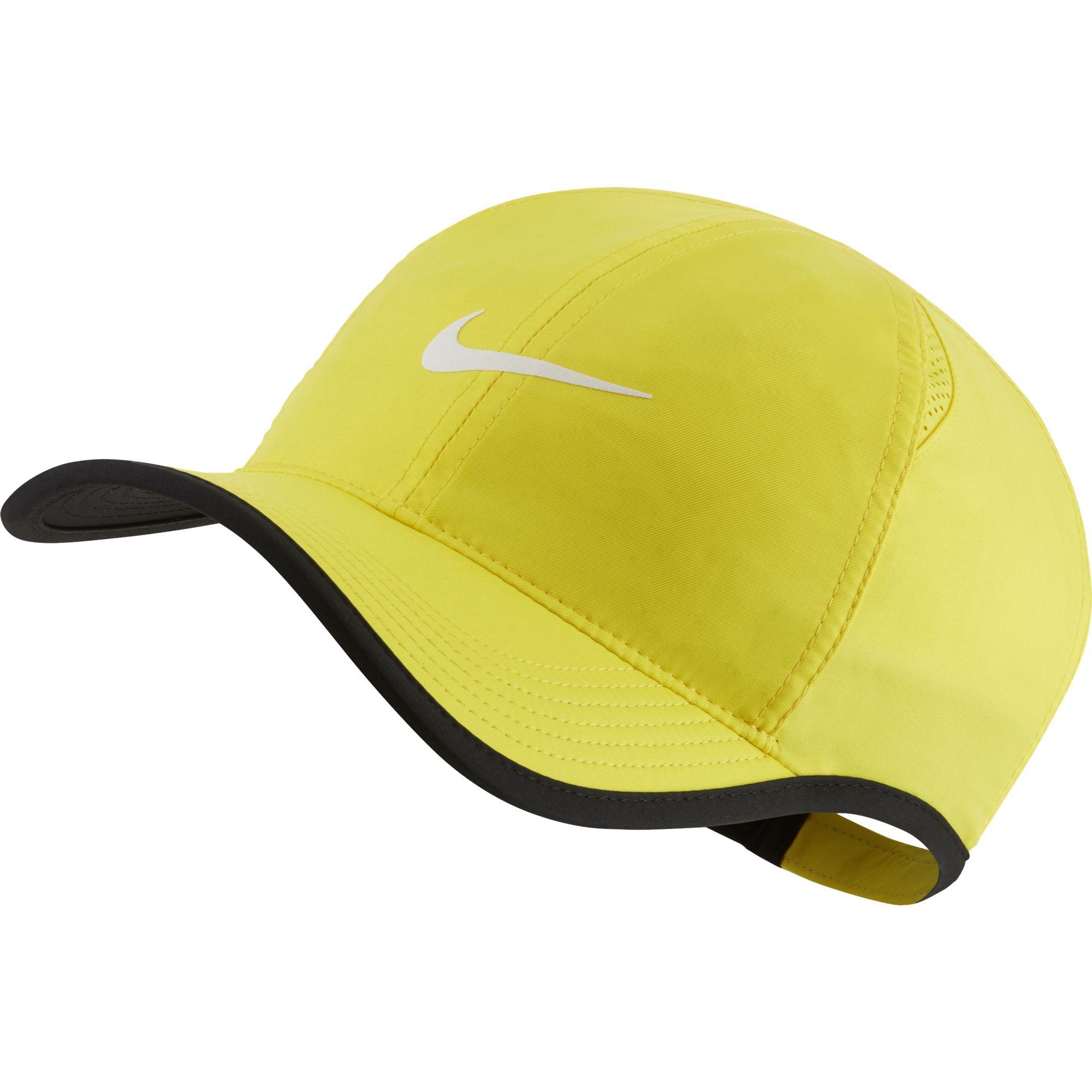 yellow and black nike hat