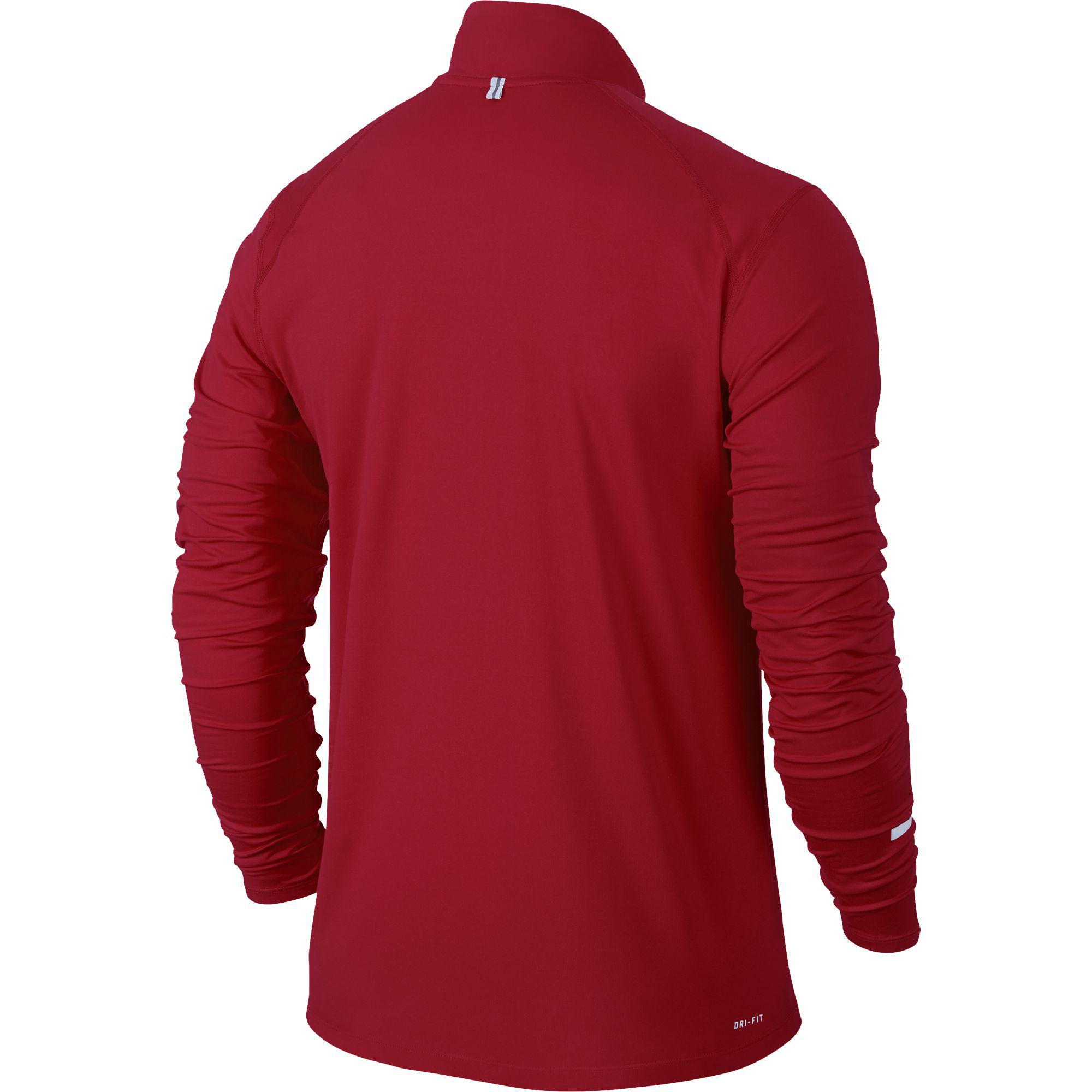 dri fit element half zip