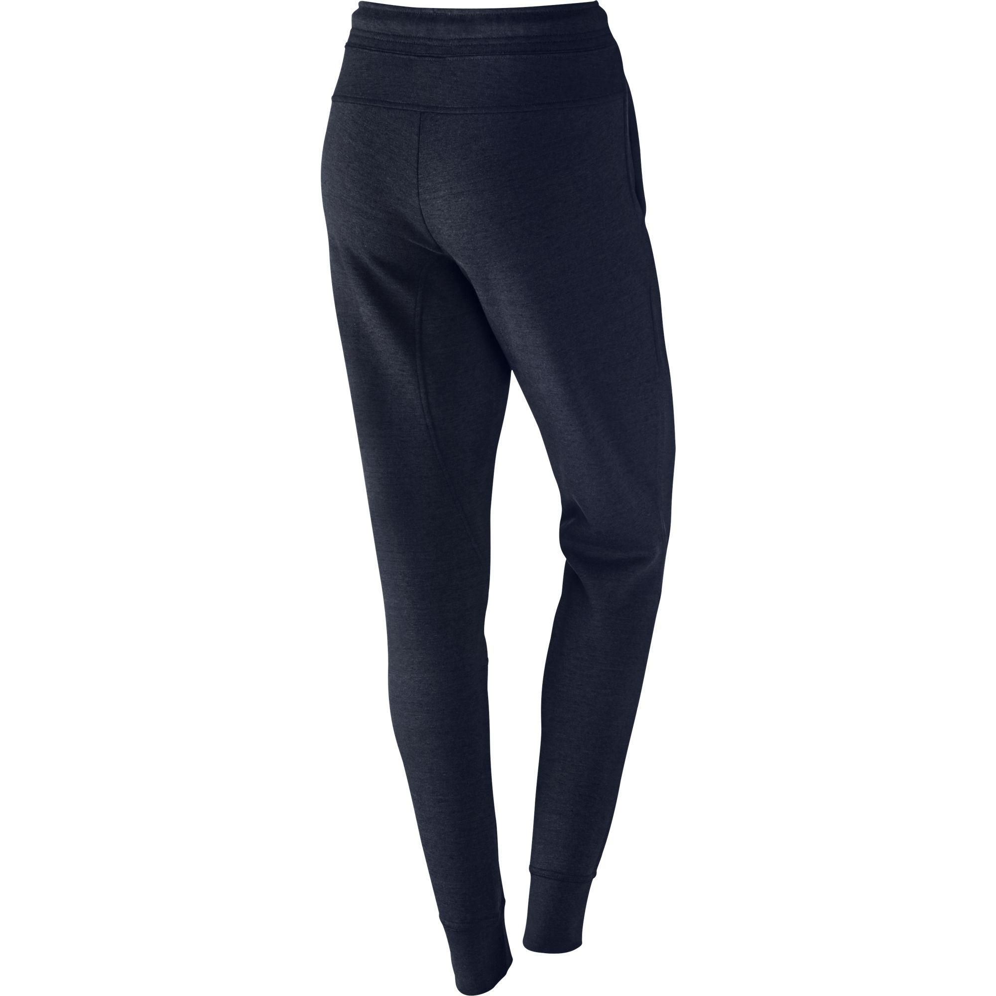 Nike Womens Tech Fleece Pants - Obsidian Heather/Obsidian/Black ...