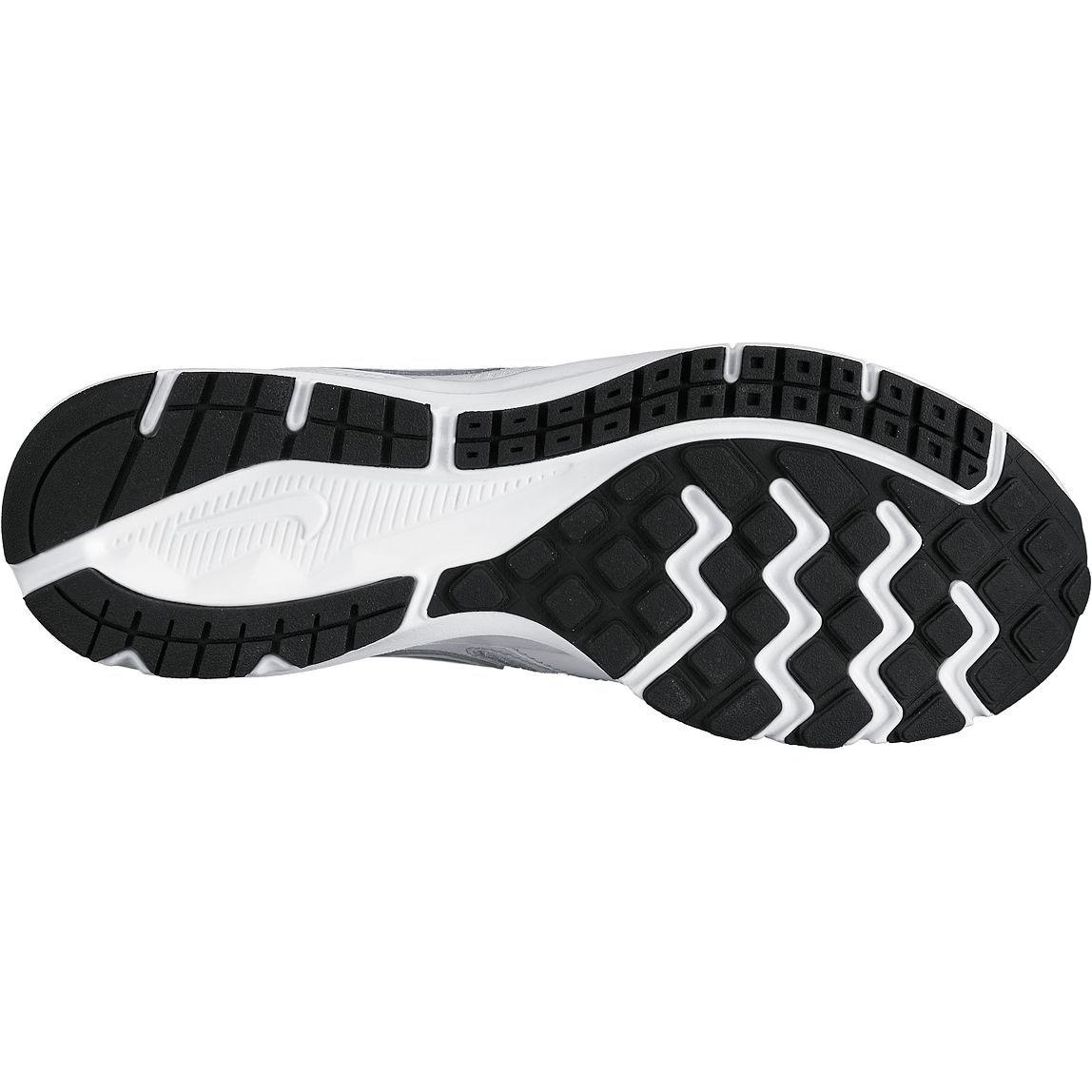 white nike running shoes mens