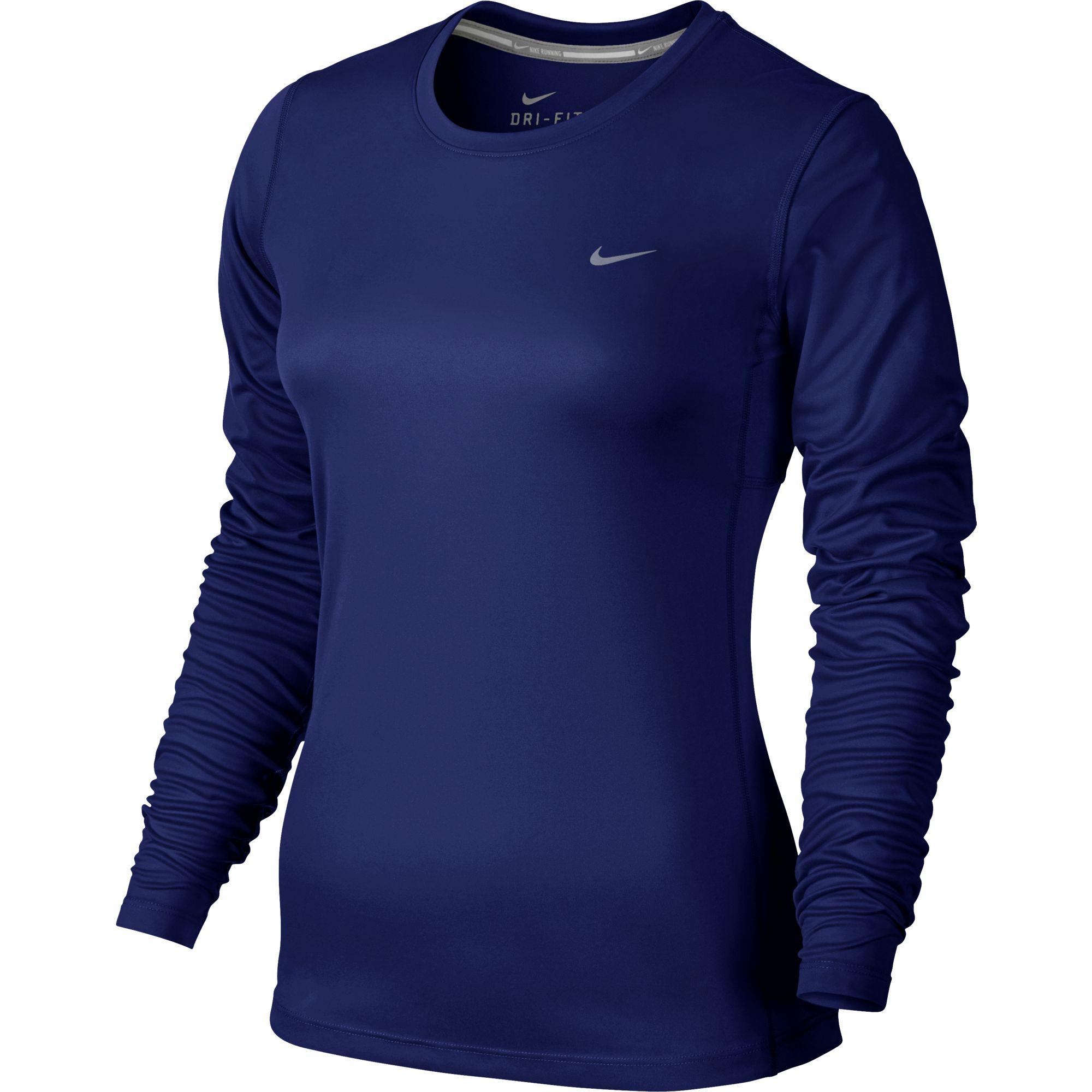 nike royal blue long sleeve shirt