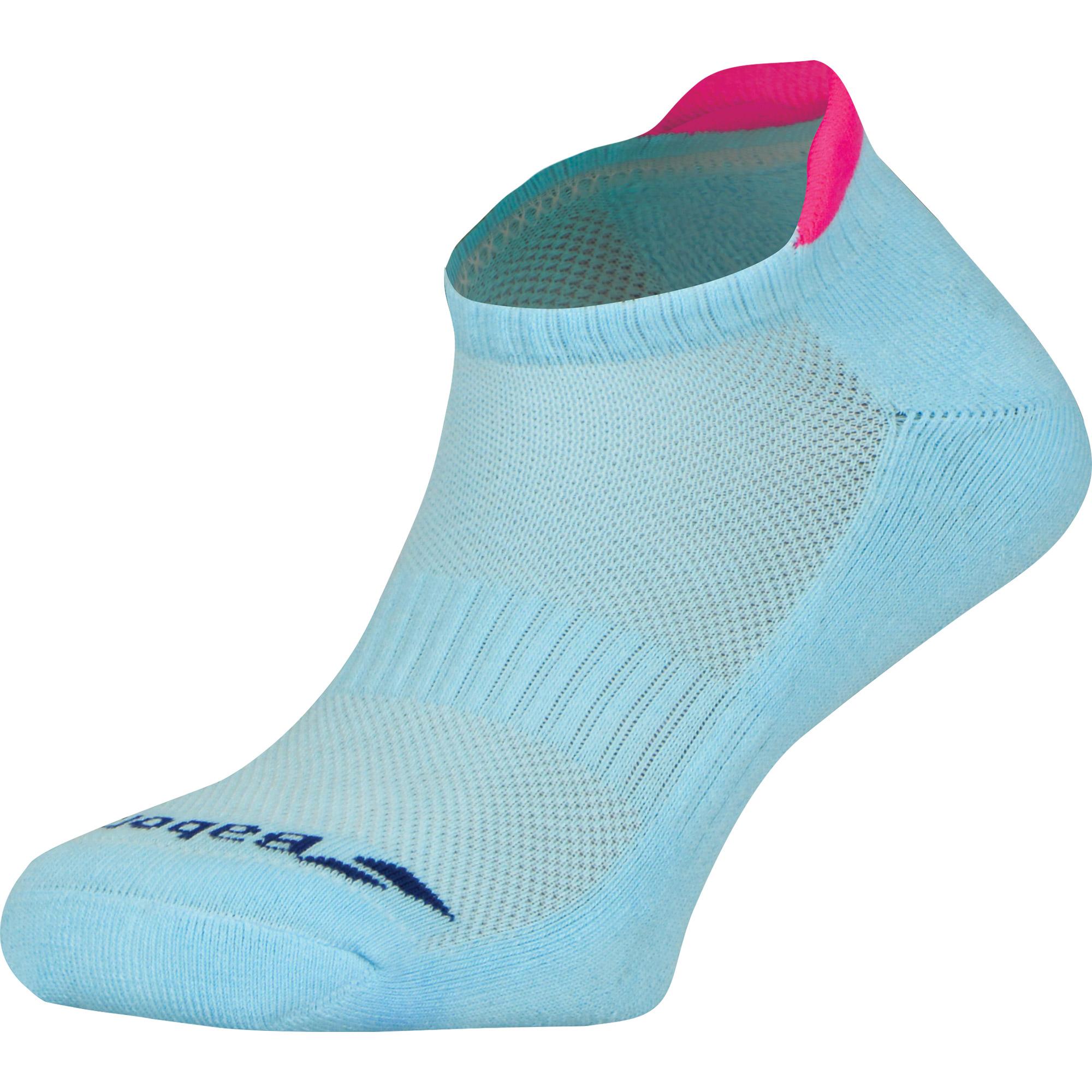 Babolat Womens Invisible Socks (2 Pairs) Clearwater Blue