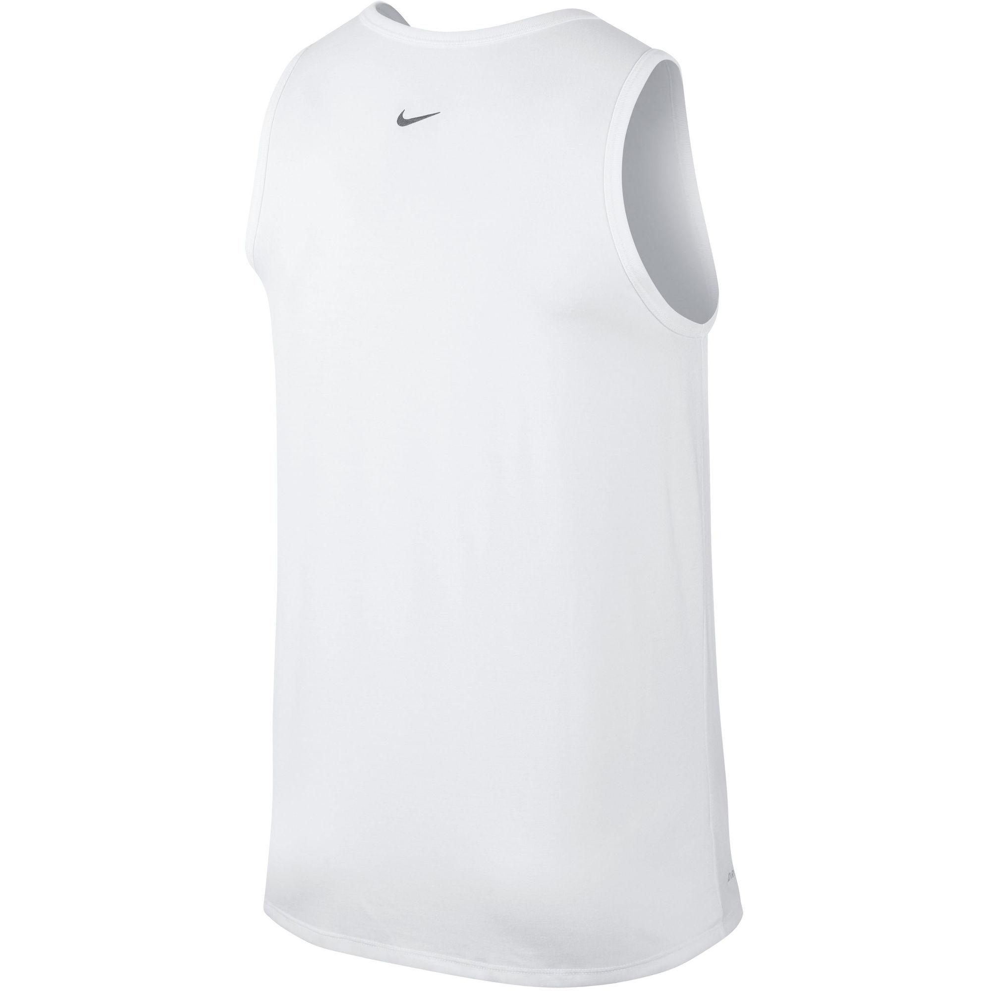 Nike Mens Runners Republic Tank Top - White - Tennisnuts.com