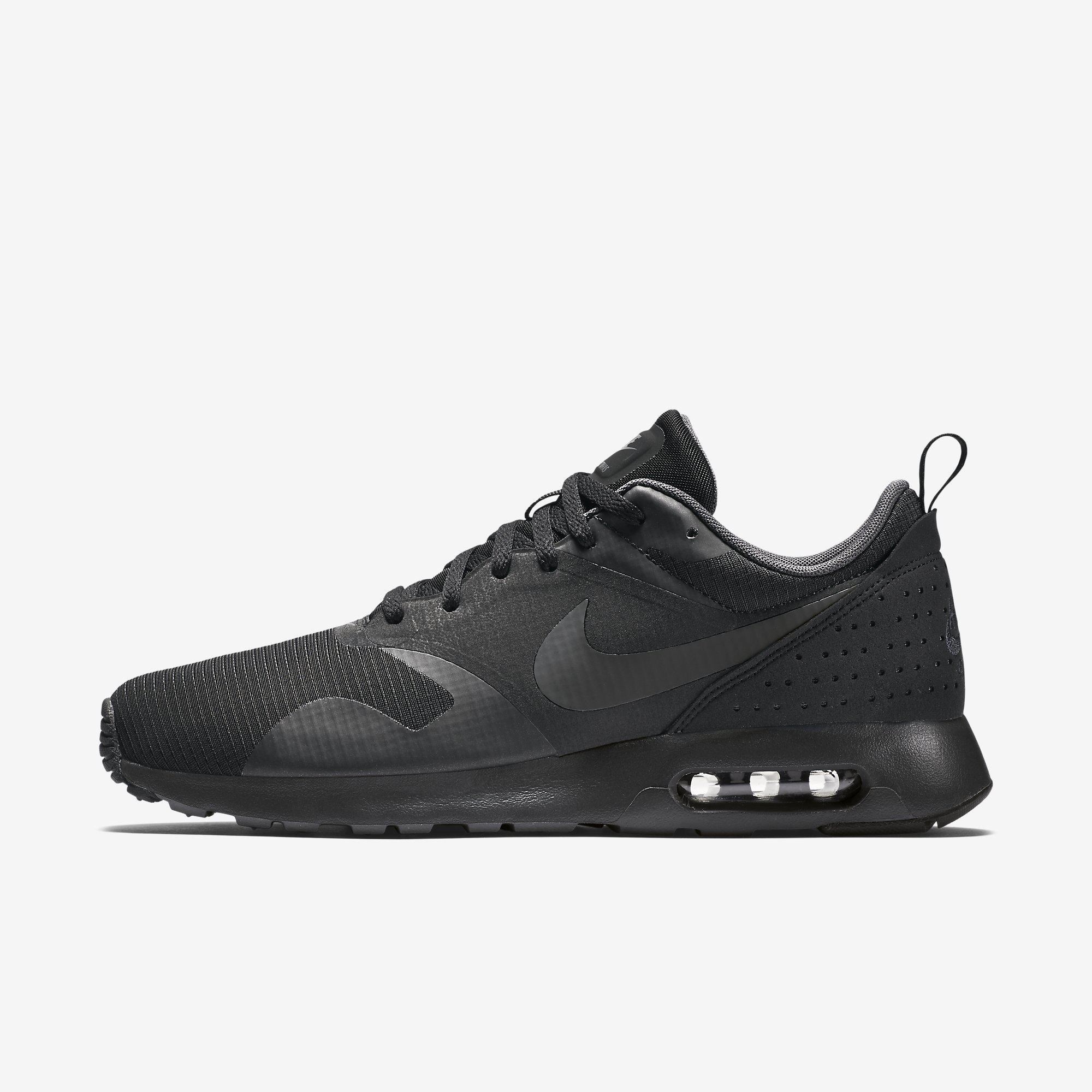 Nike Mens Air Max Tavas Running Shoes - Black - 0
