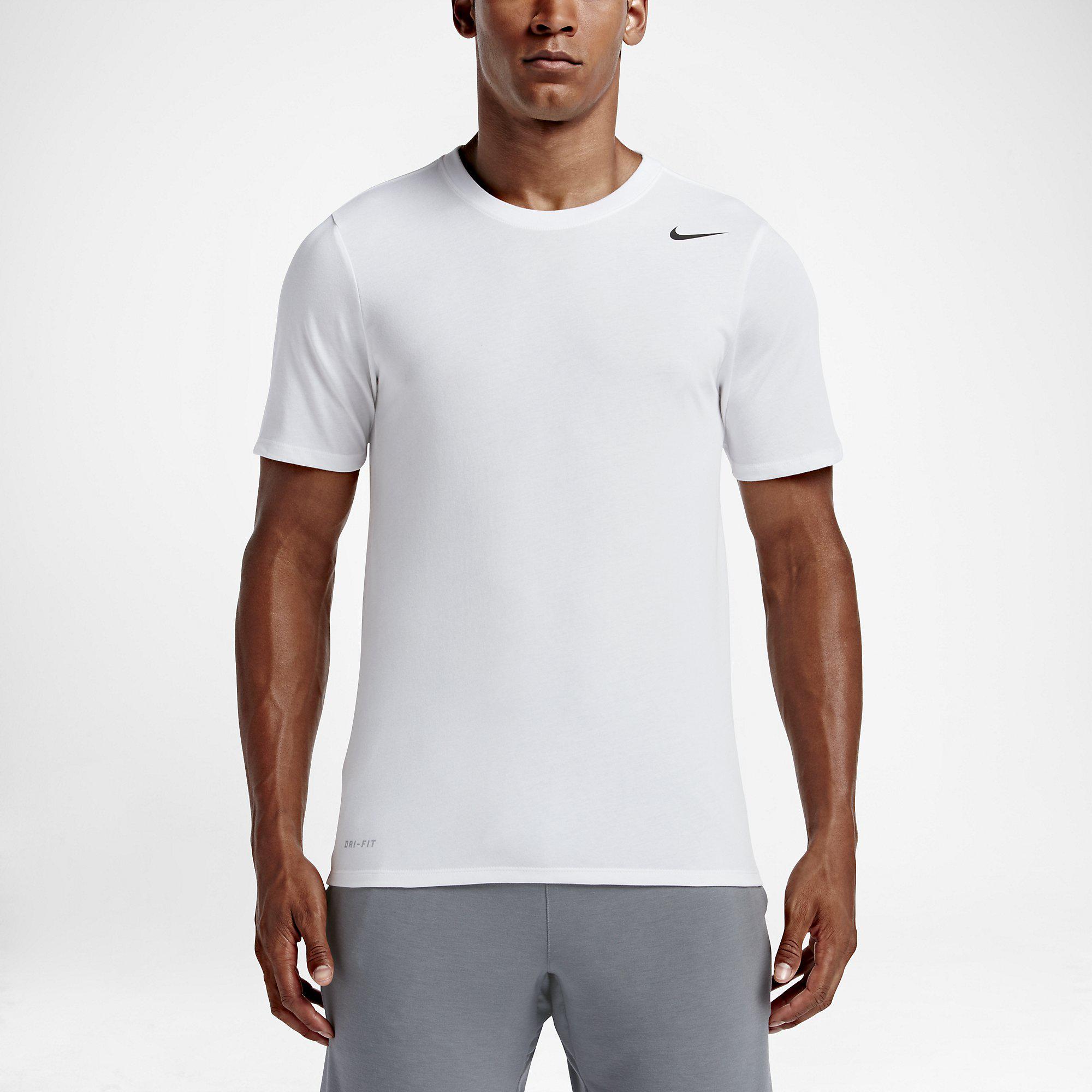 Nike Mens Dry Training T-Shirt - White - Tennisnuts.com