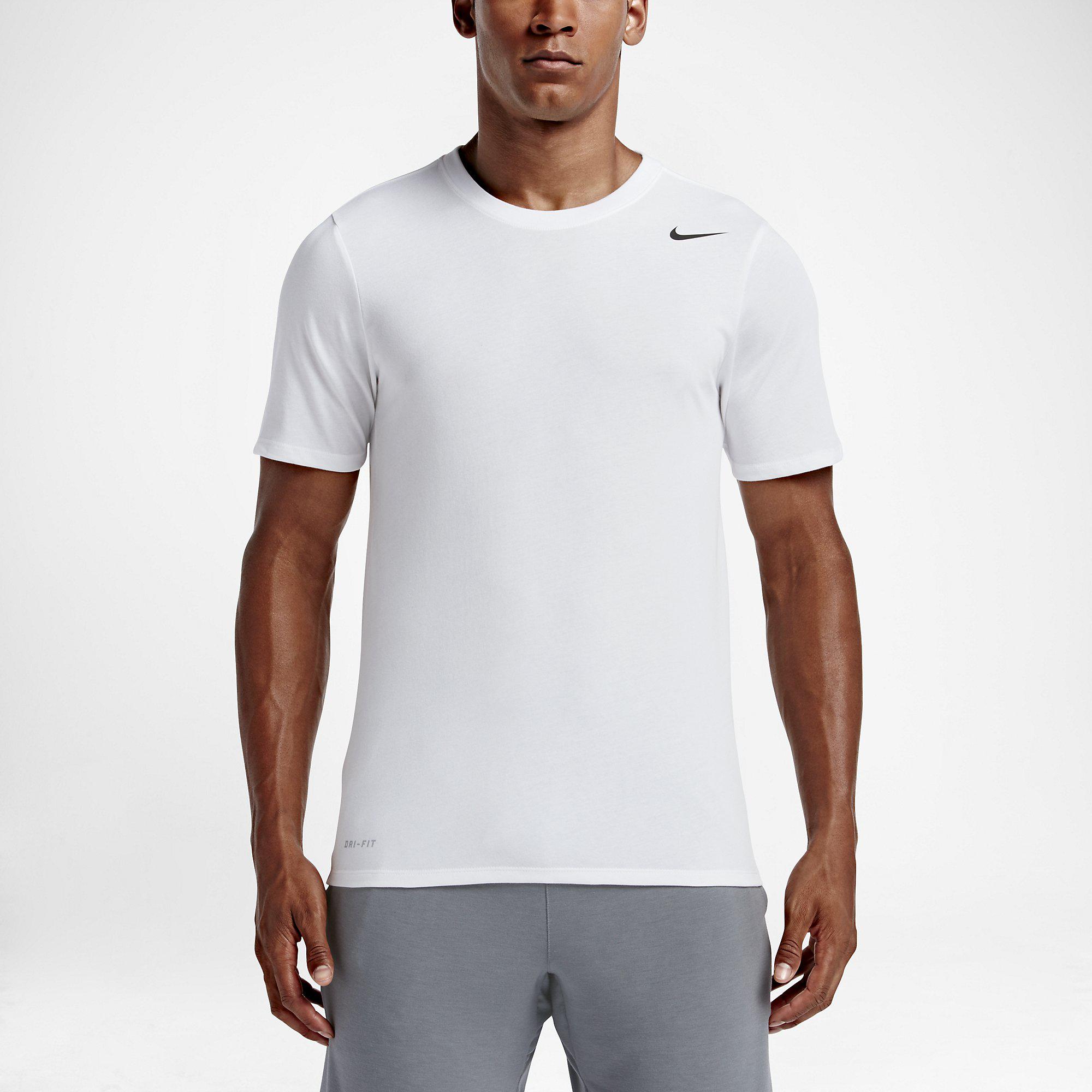 plain white nike t shirt mens
