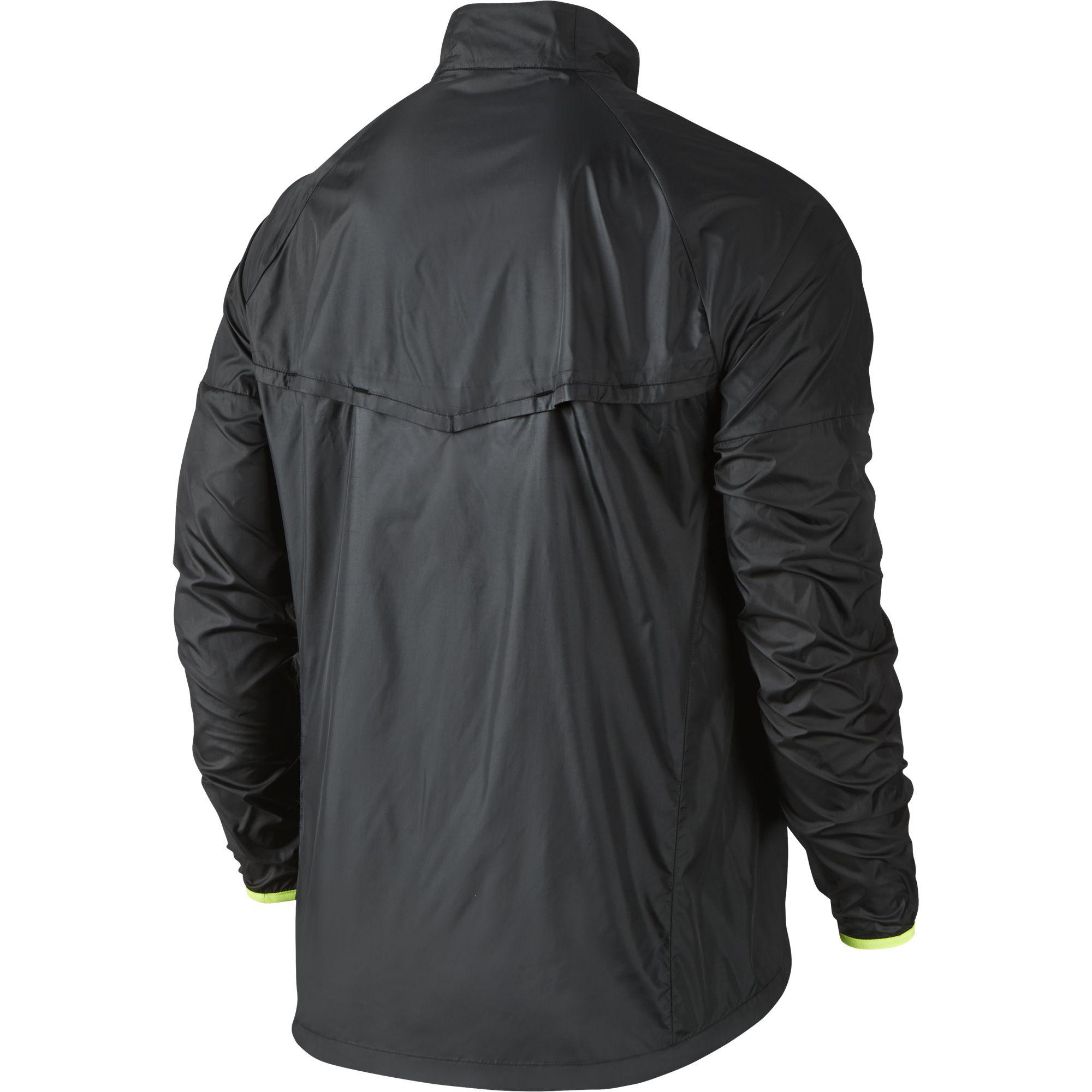 Nike Mens Windfly Running Jacket Black/Volt