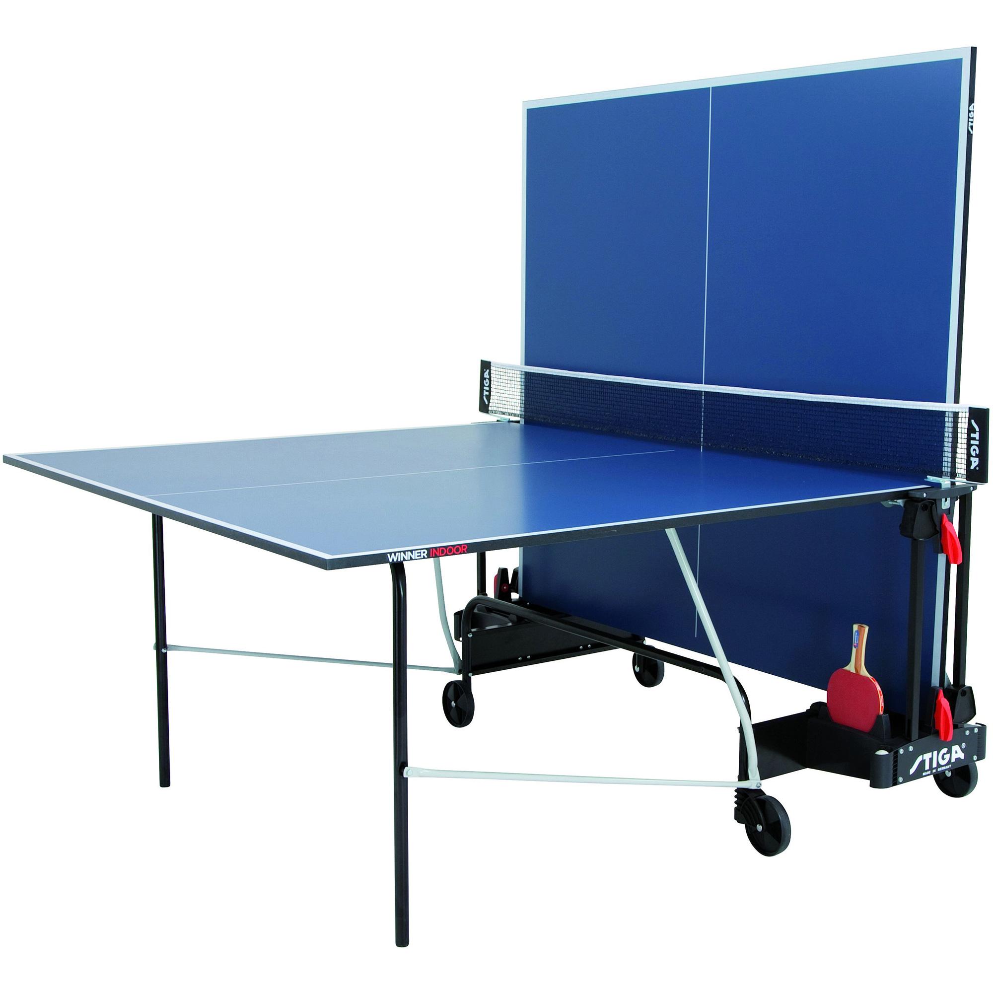 Stiga Winner Roller 19mm Indoor Table Tennis Table Blue