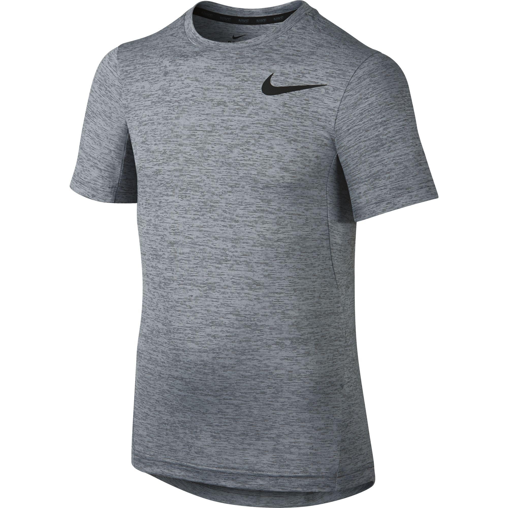 Nike Boys Dri-FIT Training Jersey - Cool Grey/Black - Tennisnuts.com