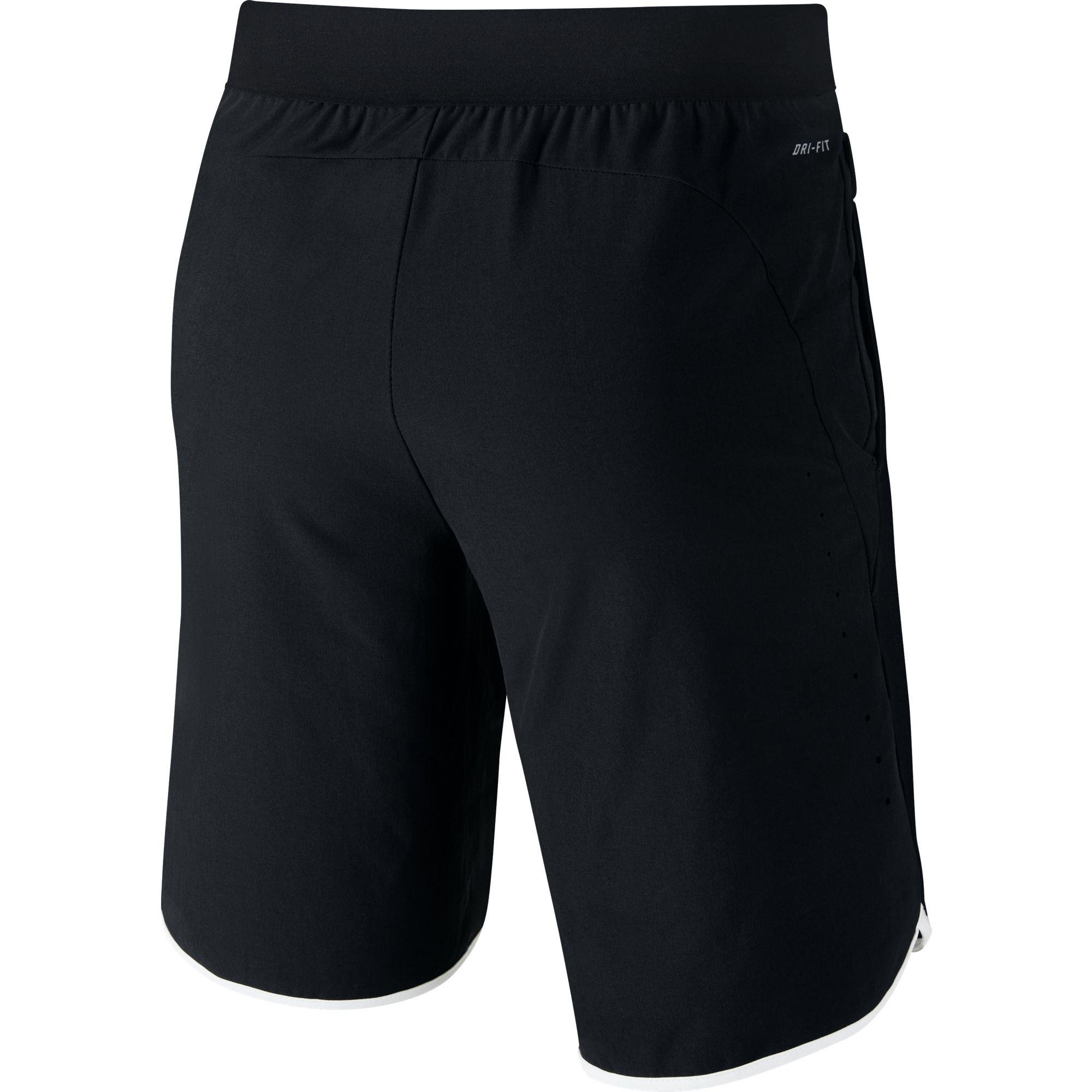 Nike Boys Gladiator Shorts - Black/White - Tennisnuts.com