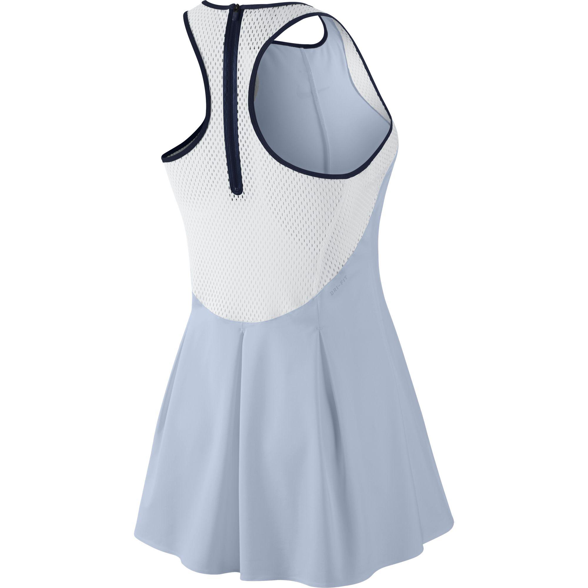 Nike Womens Premier Dress - Blue/White - Tennisnuts.com