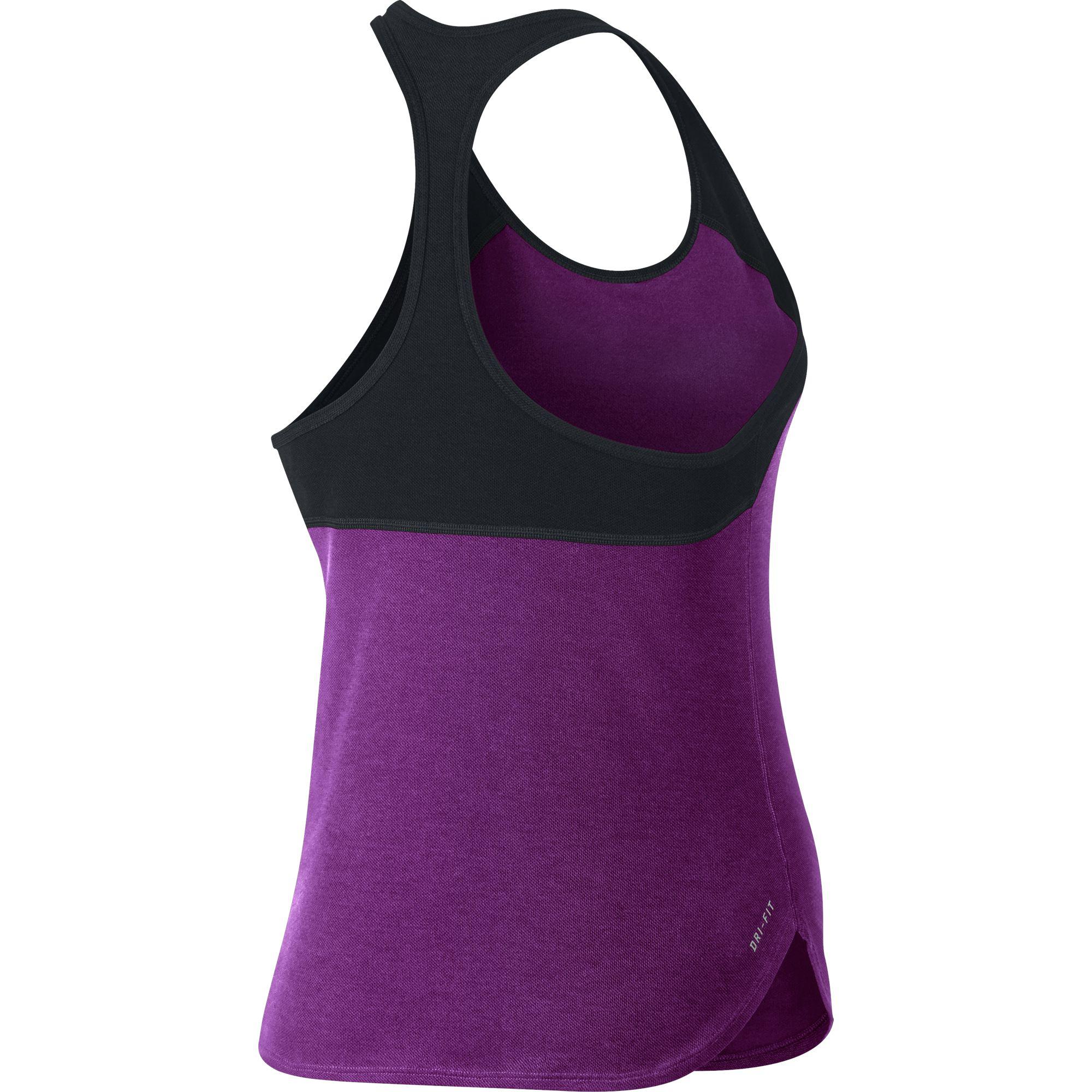 Nike Womens Dry Slam Tank Top - Purple - Tennisnuts.com