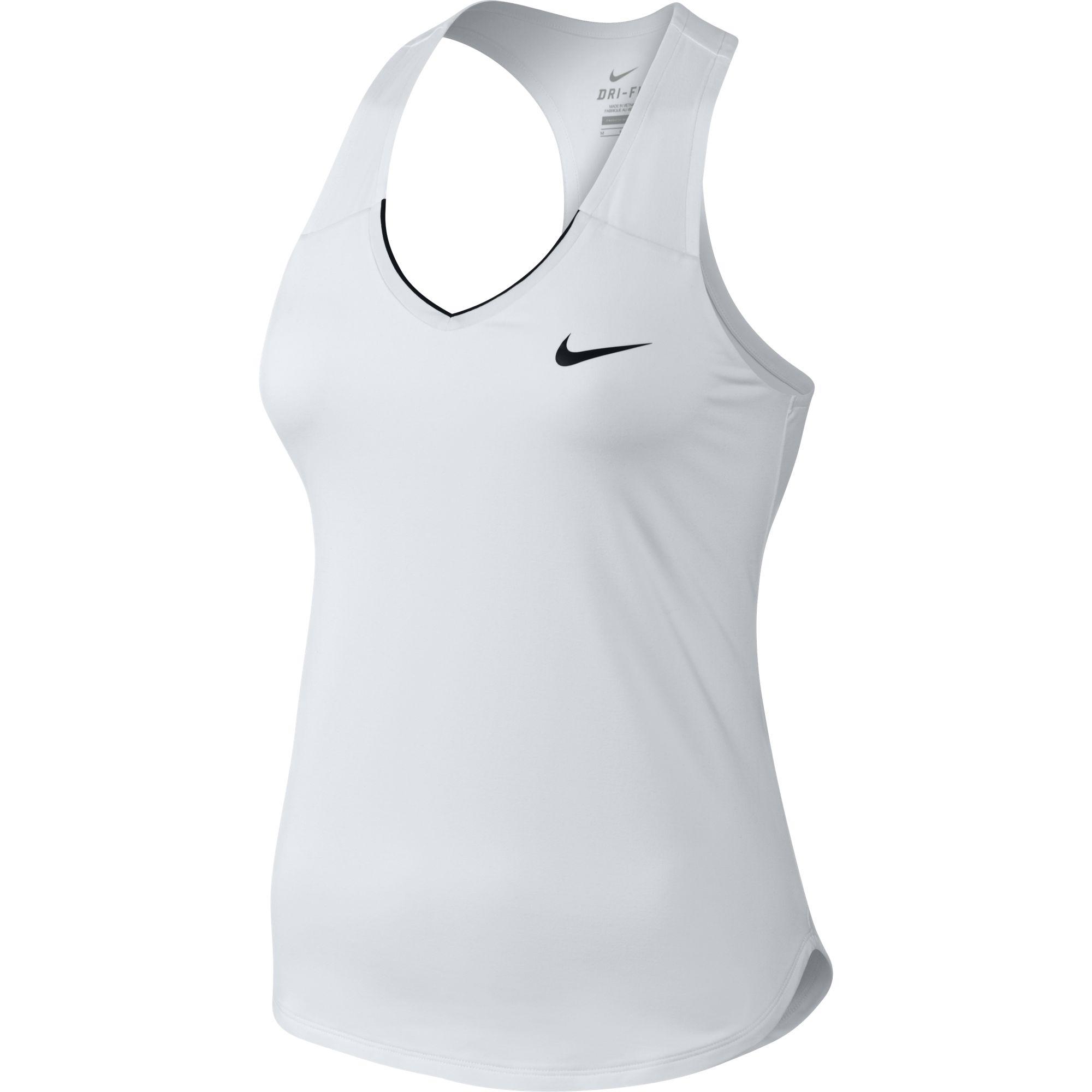 nike white vest top womens