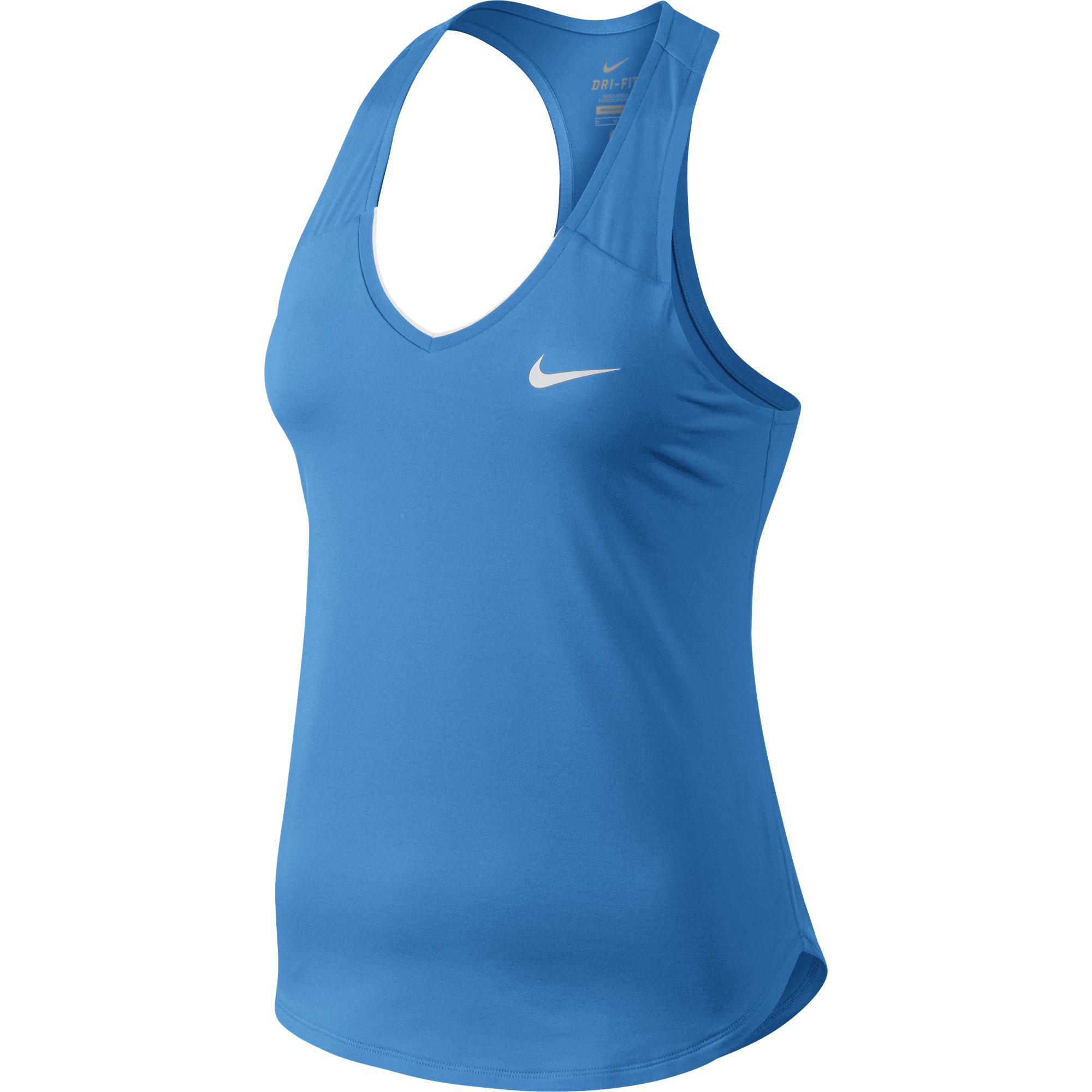 blue nike tank top