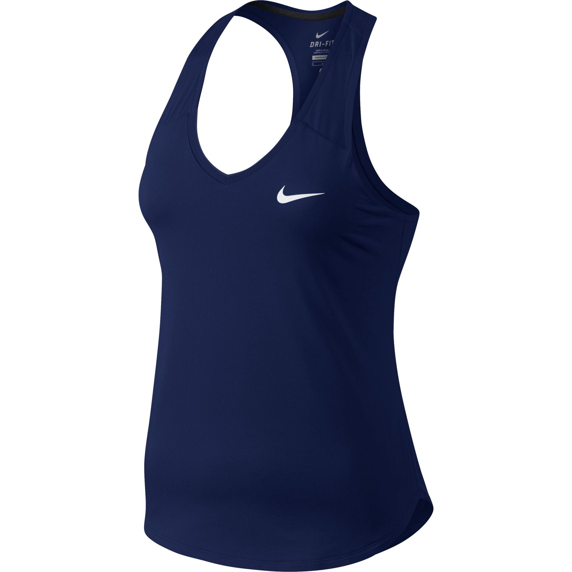 blue nike tank top womens
